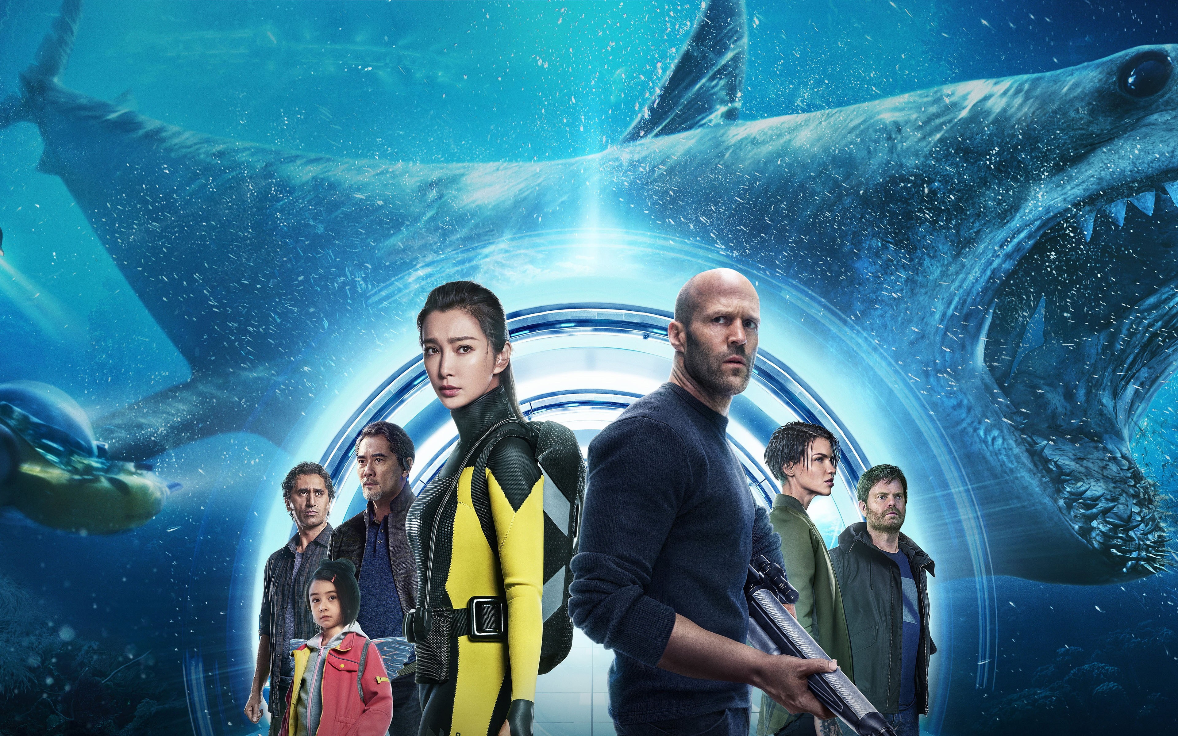 emotion, films, k, women, young women, group of people, poster, tank, men, water, aquarium, togetherness, childhood, meg, males, outdoors, people, mid adult men, HD Wallpaper