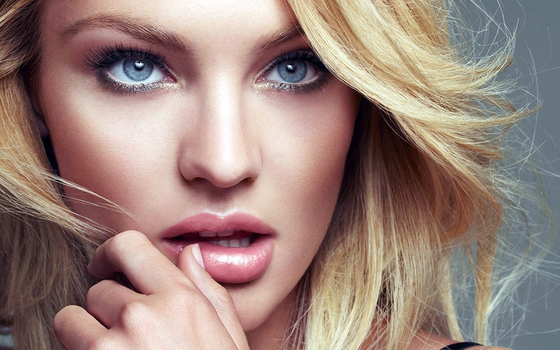 model, Candice Swanepoel, 1080P, lips, women, long hair, eyes, HD Wallpaper
