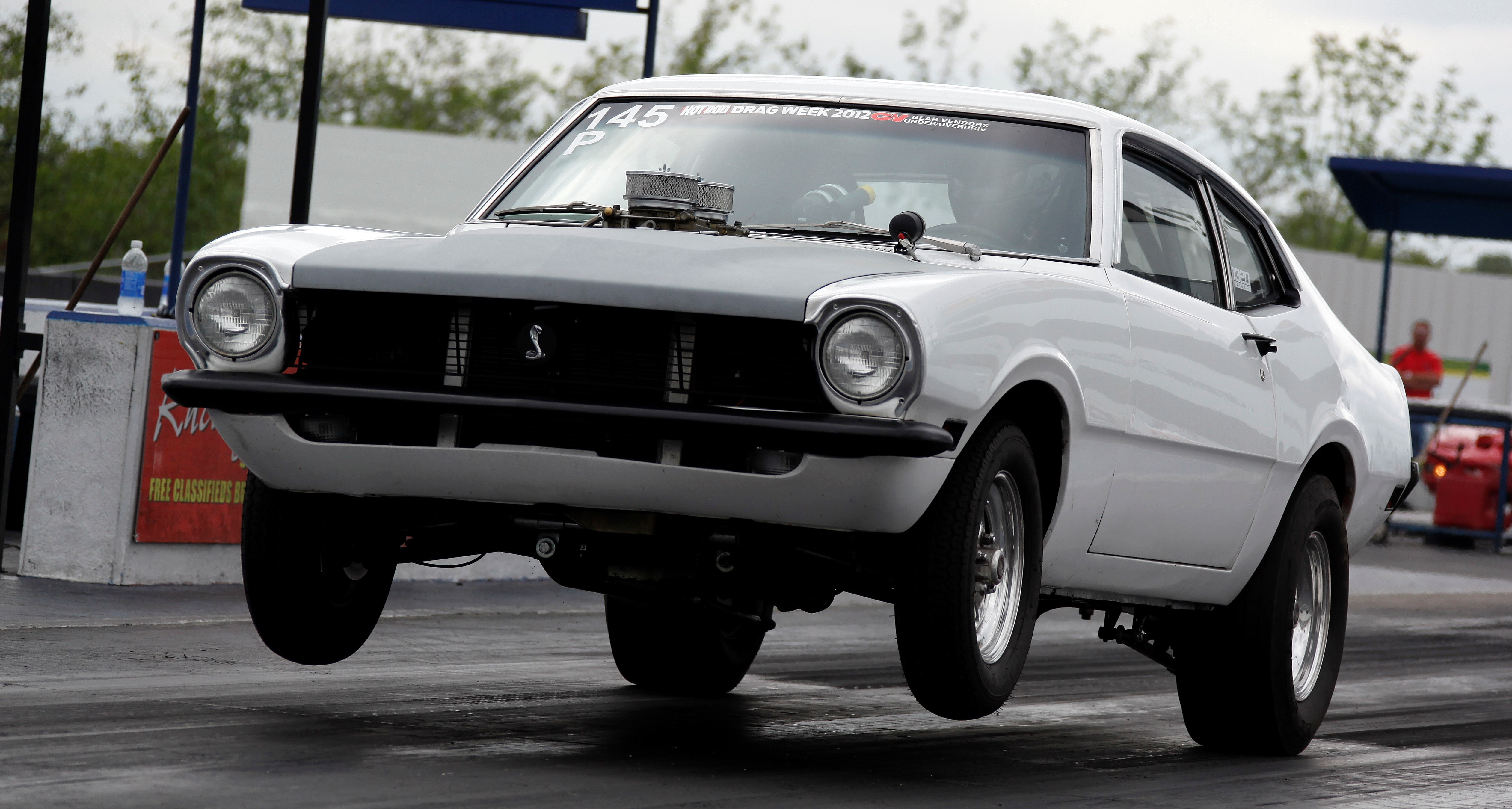 city, focus on foreground, mode of transportation, outdoors, 4K, parking, ford maverick, motor vehicle, retro styled, headlight, wheel, car, street, stationary, HD Wallpaper