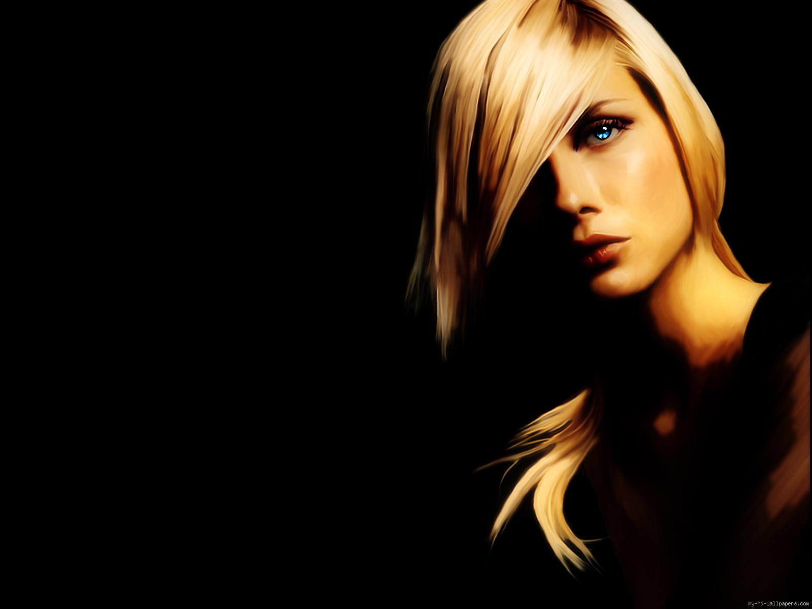 nice, blue, woman, s, girl, hair, eye, blonde, women, 720P, HD Wallpaper