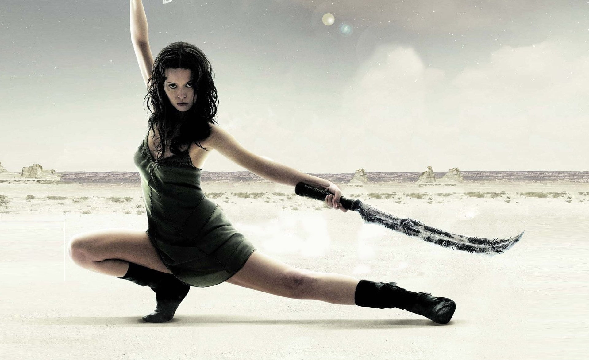 Movies, summer, glau, green, adult, human arm, s, hair, water, land, young women, 1080P, serenity, sea, beautiful woman, fashion, leisure activity, one person, HD Wallpaper