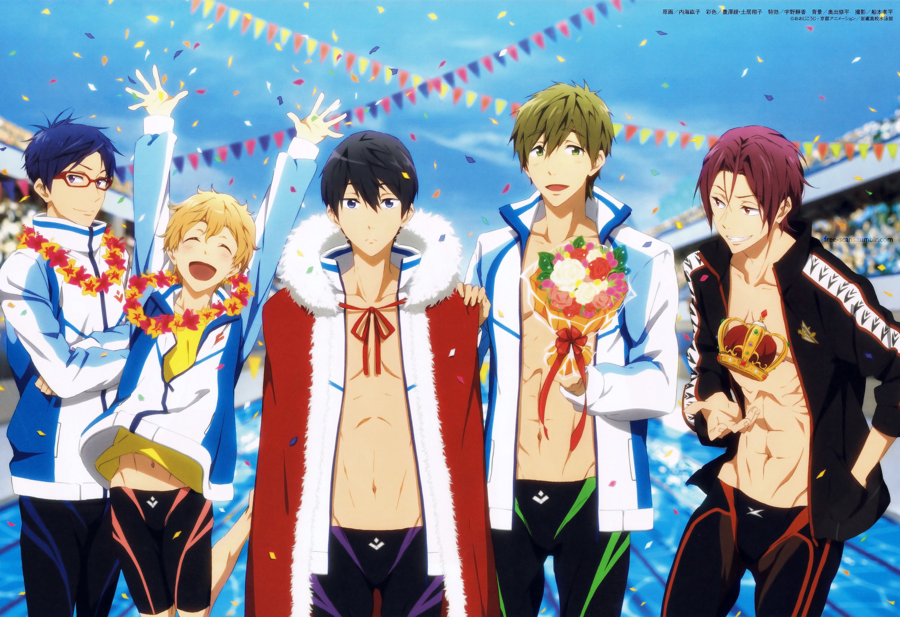 kyoto, nanase, ryugazaki, animation, 2K, tachibana, hazuki, rei, haruka, nagisa, makoto, HD Wallpaper