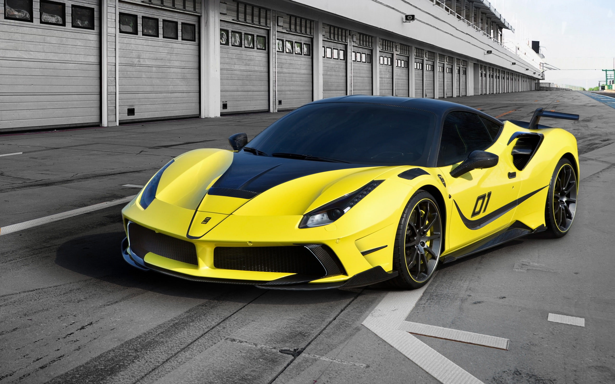 Mansory, Ferrari 488 4XX Siracusa, 2K, HD Wallpaper