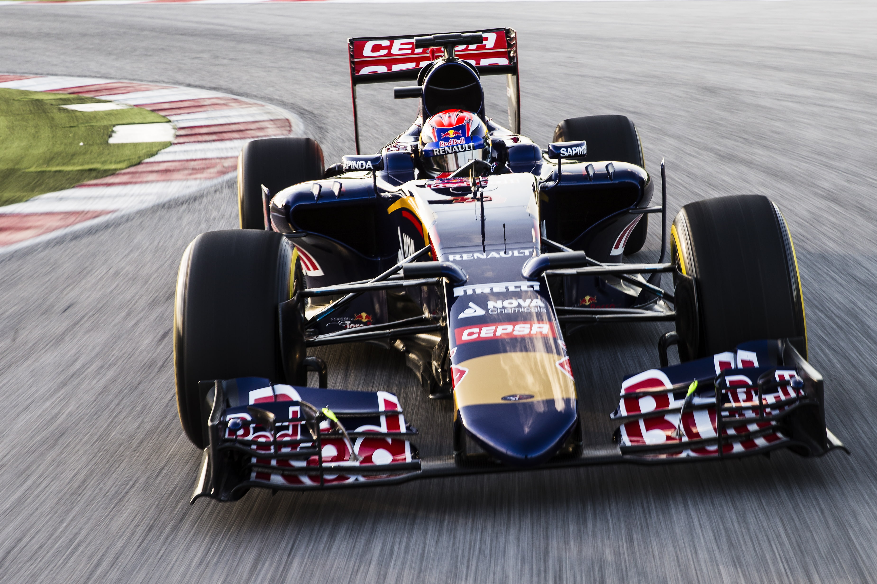 professional sport, 2K, day, speed, competition, real people, high angle view, STR10, wheel, motion, Formula 1, sports race, sport, blue, auto racing, HD Wallpaper