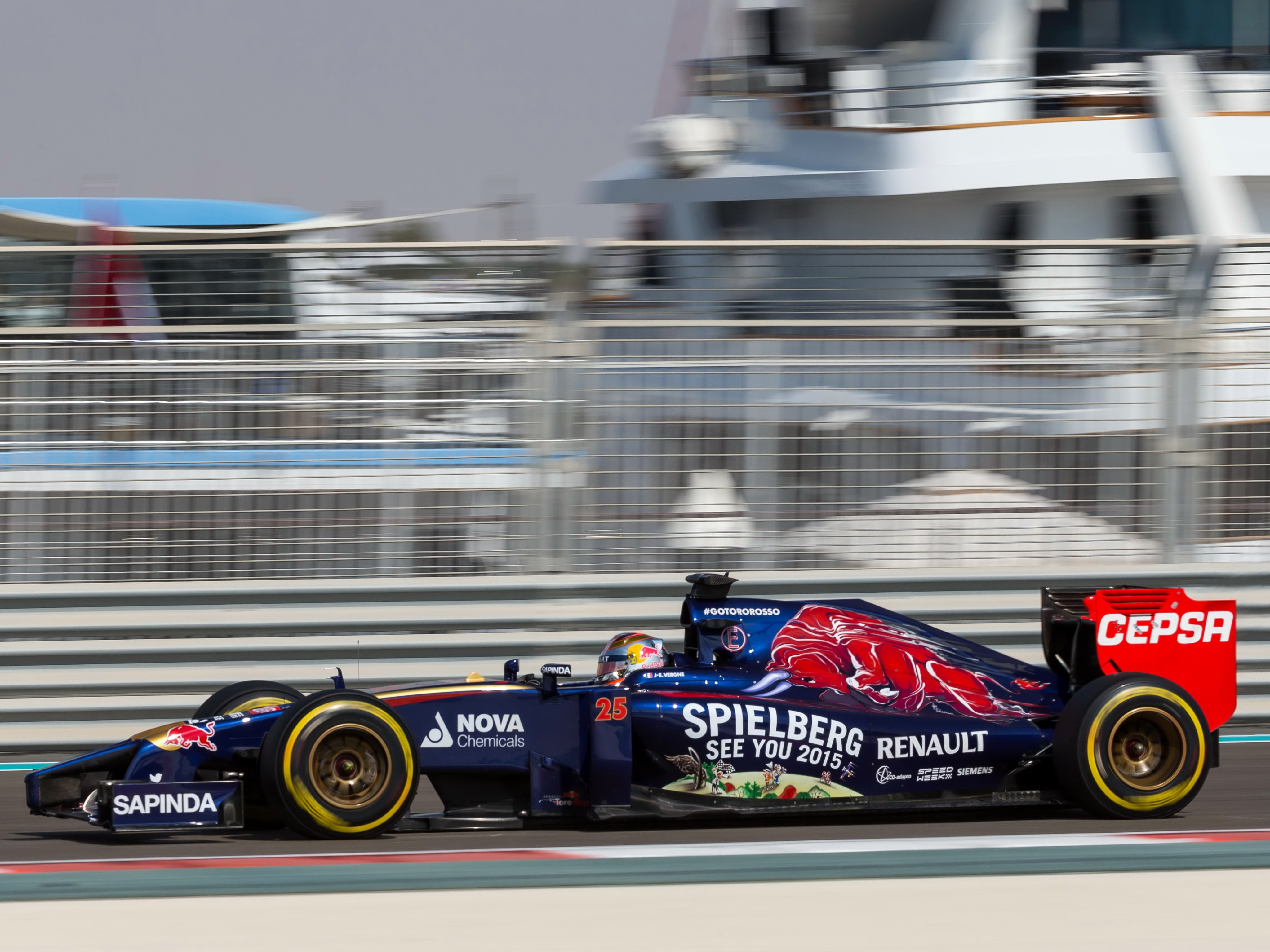 rosso, 4K, 2014, f-1, race, str9, toro, racing, formula, HD Wallpaper