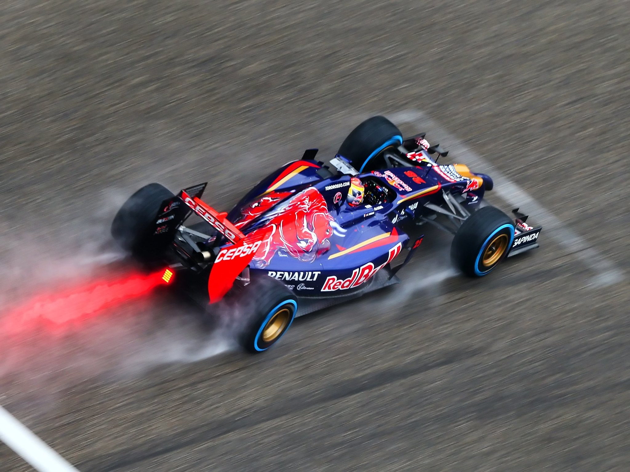 racing, 2014, 1080P, race, str9, rosso, f-1, formula, toro, HD Wallpaper