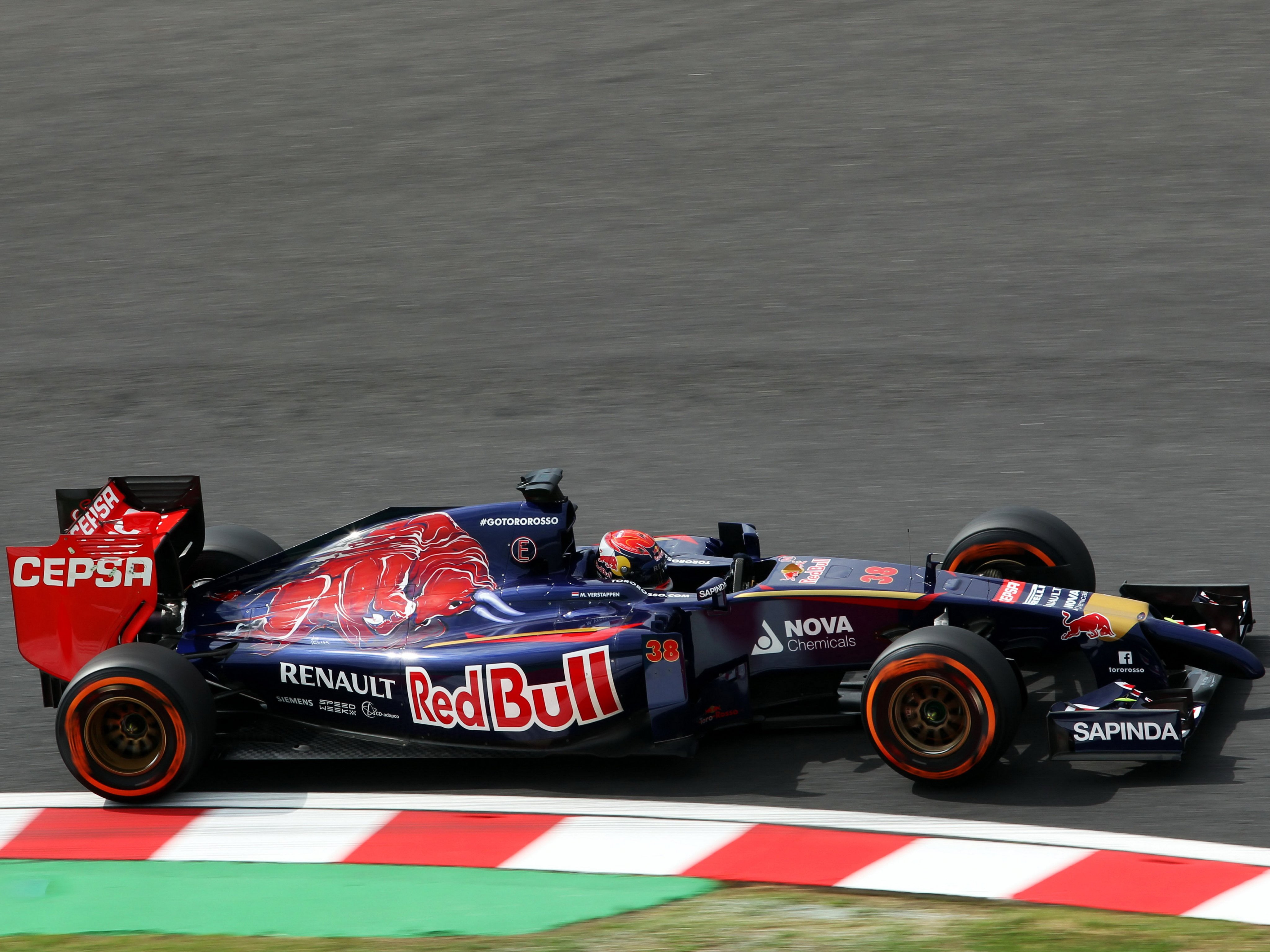 4K, formula, f-1, rosso, str9, race, toro, racing, 2014, HD Wallpaper