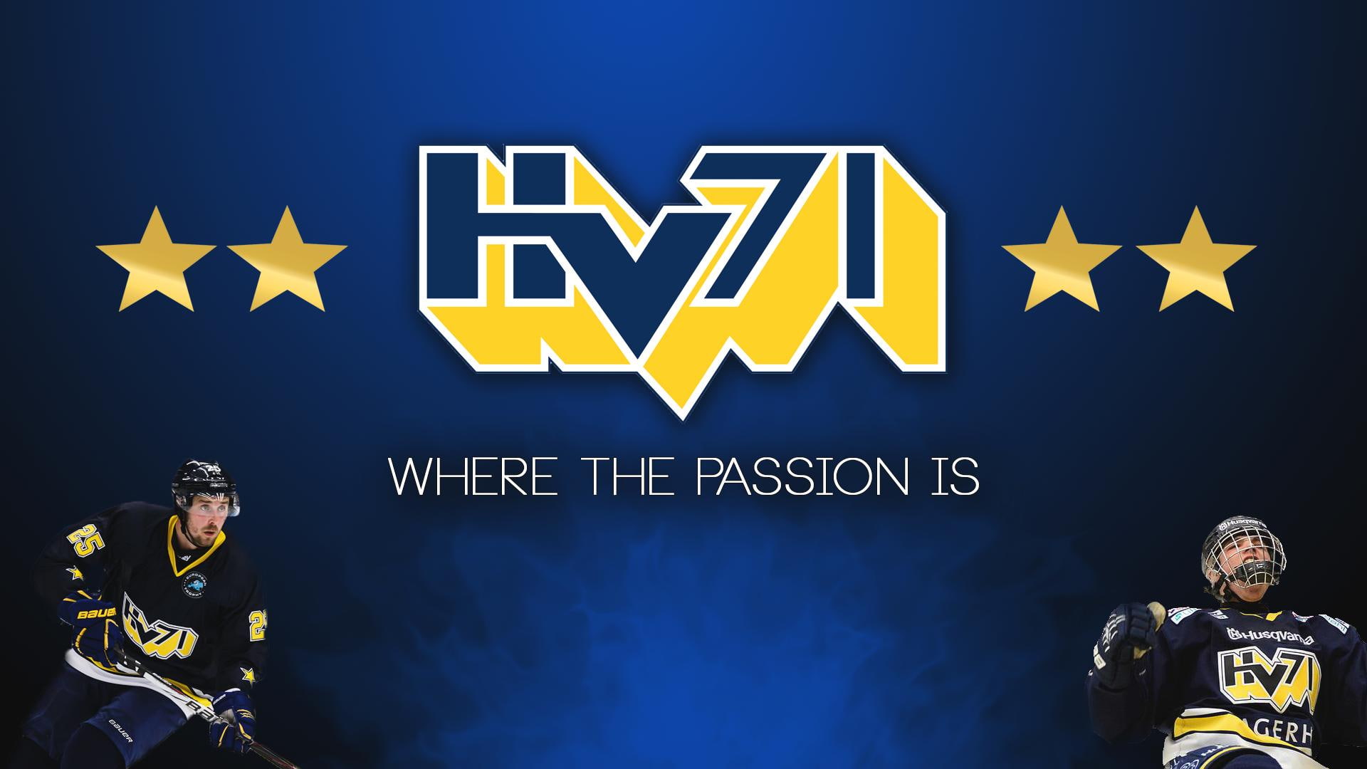 sports, hv, ice hockey, hv71, passion, text, ice, hockey, 1080P, HD Wallpaper