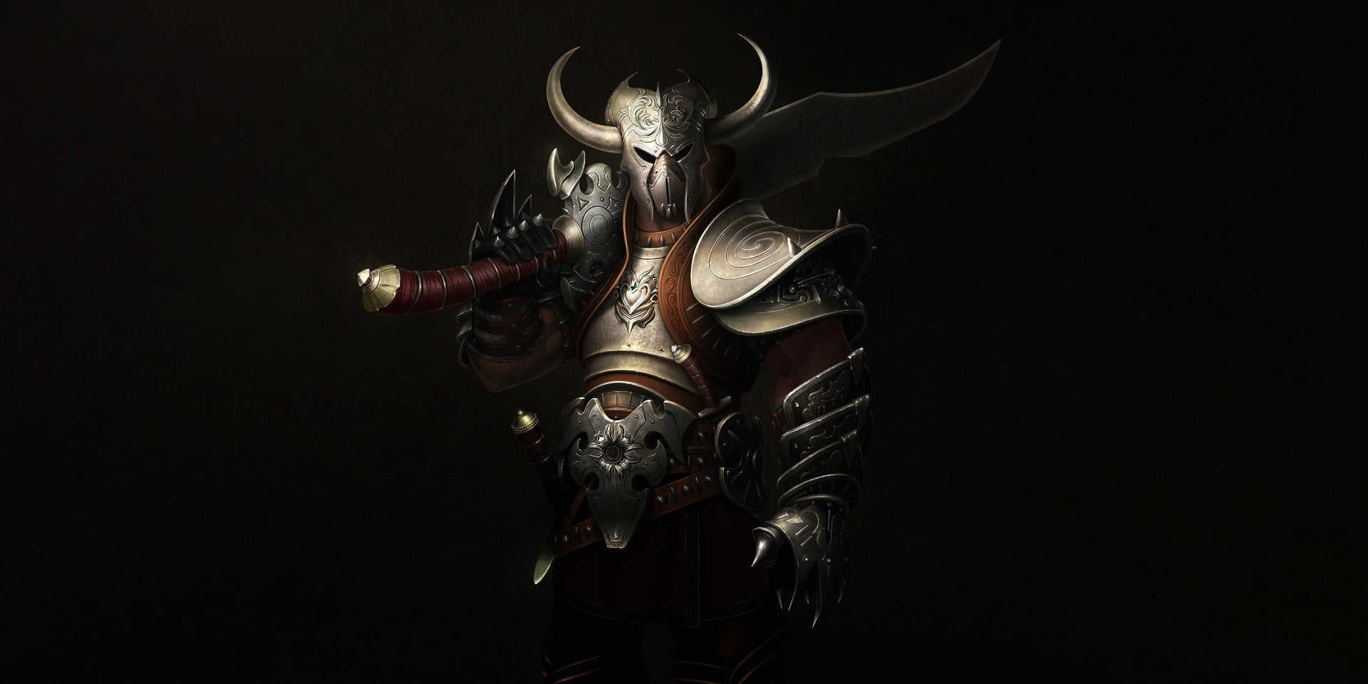 artwork, fantasy art, 1080P, warrior, Mahesh Bangara, knight, HD Wallpaper