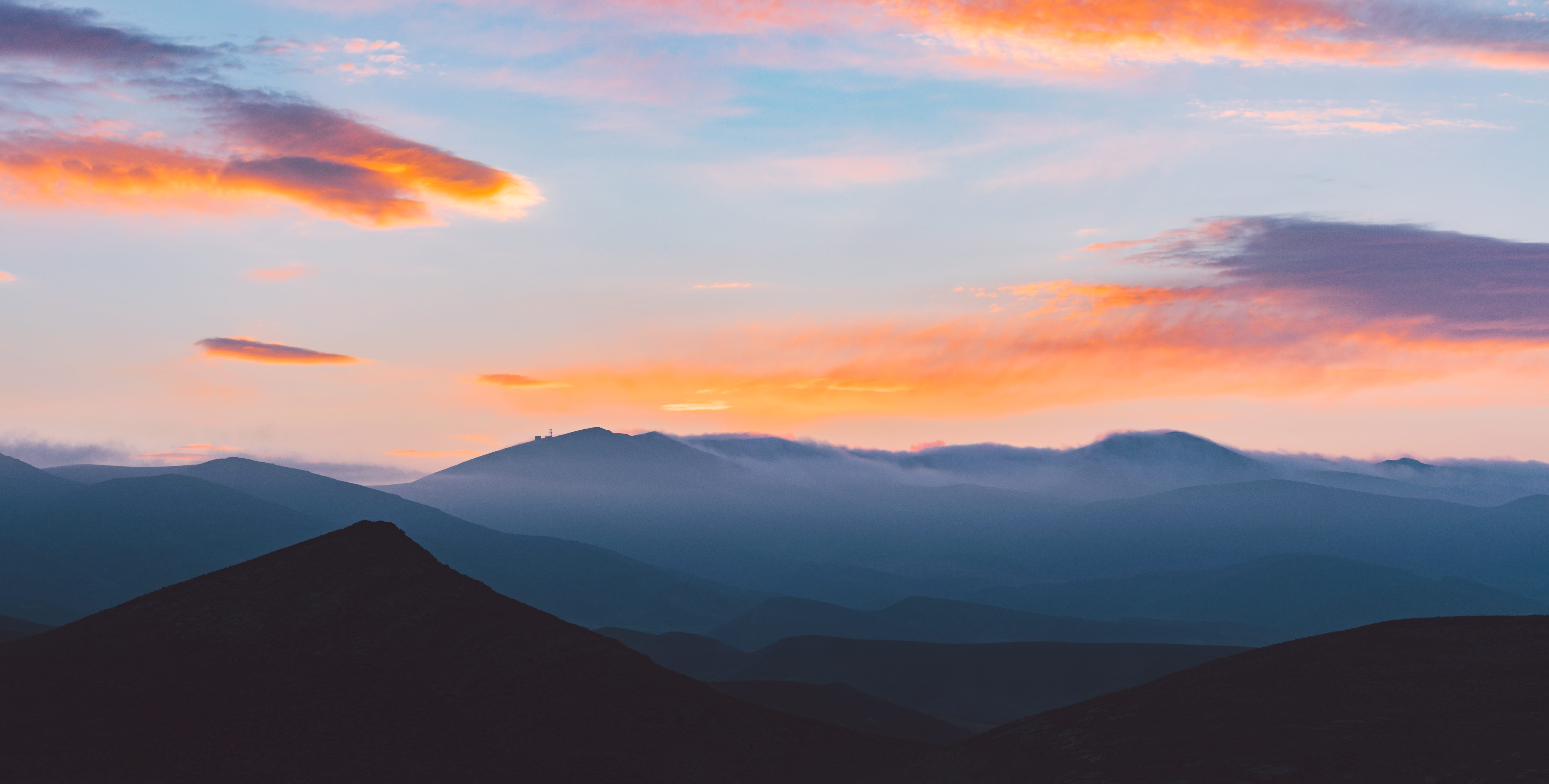 silhouette, meadow, asia, valley, yellow, summer, travel, mist, dawn, light - Natural Phenomenon, dark, mountain Range, coudy, time, hazy, sunset, mashhad, HD Wallpaper