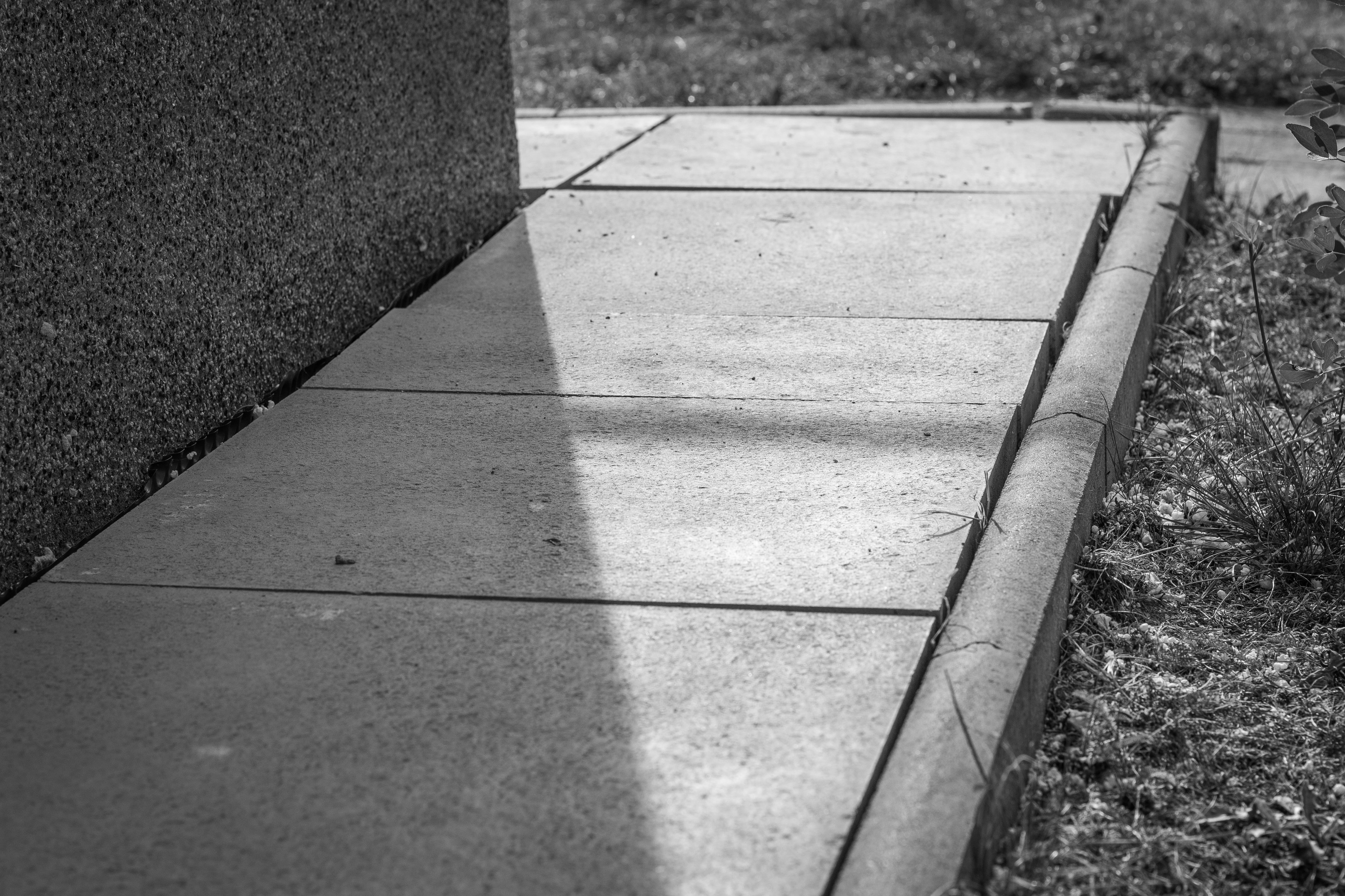 design, no people, shading, stone, road, light, street, sidewalk, long way, pattern, path, paving stone, walk, travel, shape, day, hobby, nature, grass, HD Wallpaper