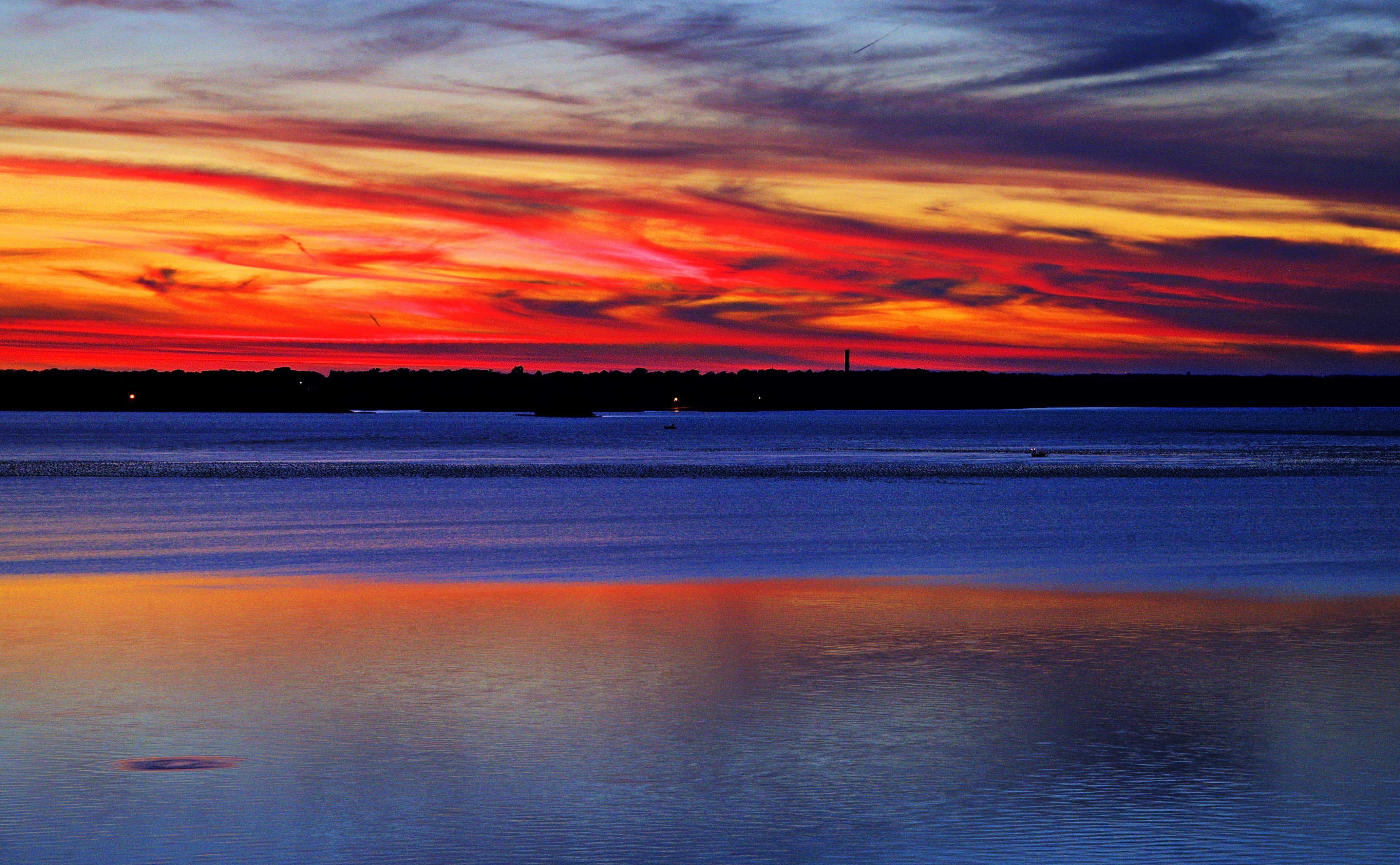 United States, Landscape, Travel, 4K, Nature, Kansas, Lawrence, splash, Sunset, Scene, Clinton Lake, Scenery, HD Wallpaper