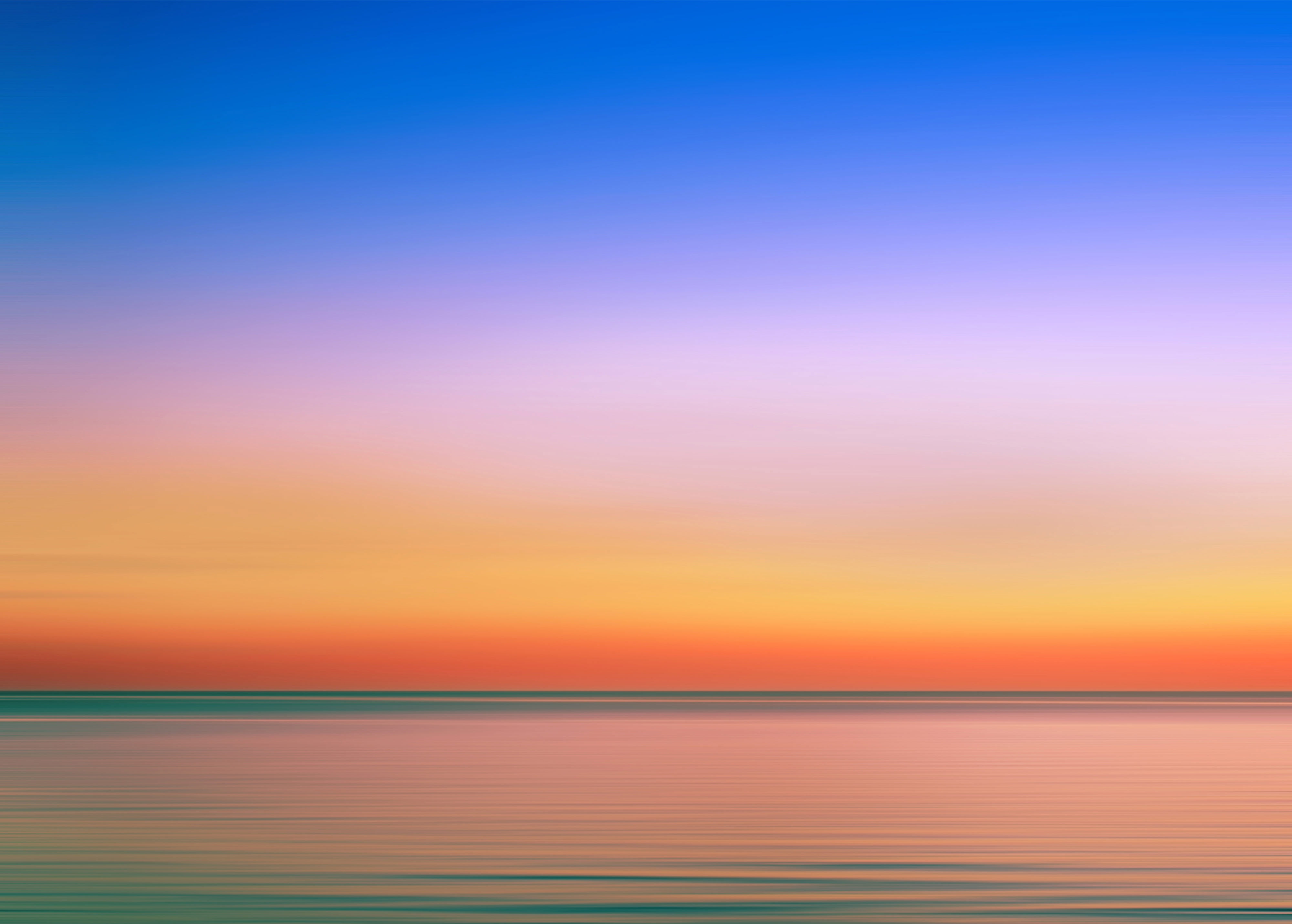 horizon, no people, sea, dusk, ocean, placid, orange color, seascape, sunrise, bright, beauty in nature, dramatic sky, evening, sky, tranquil scene, urban skyline, HD Wallpaper