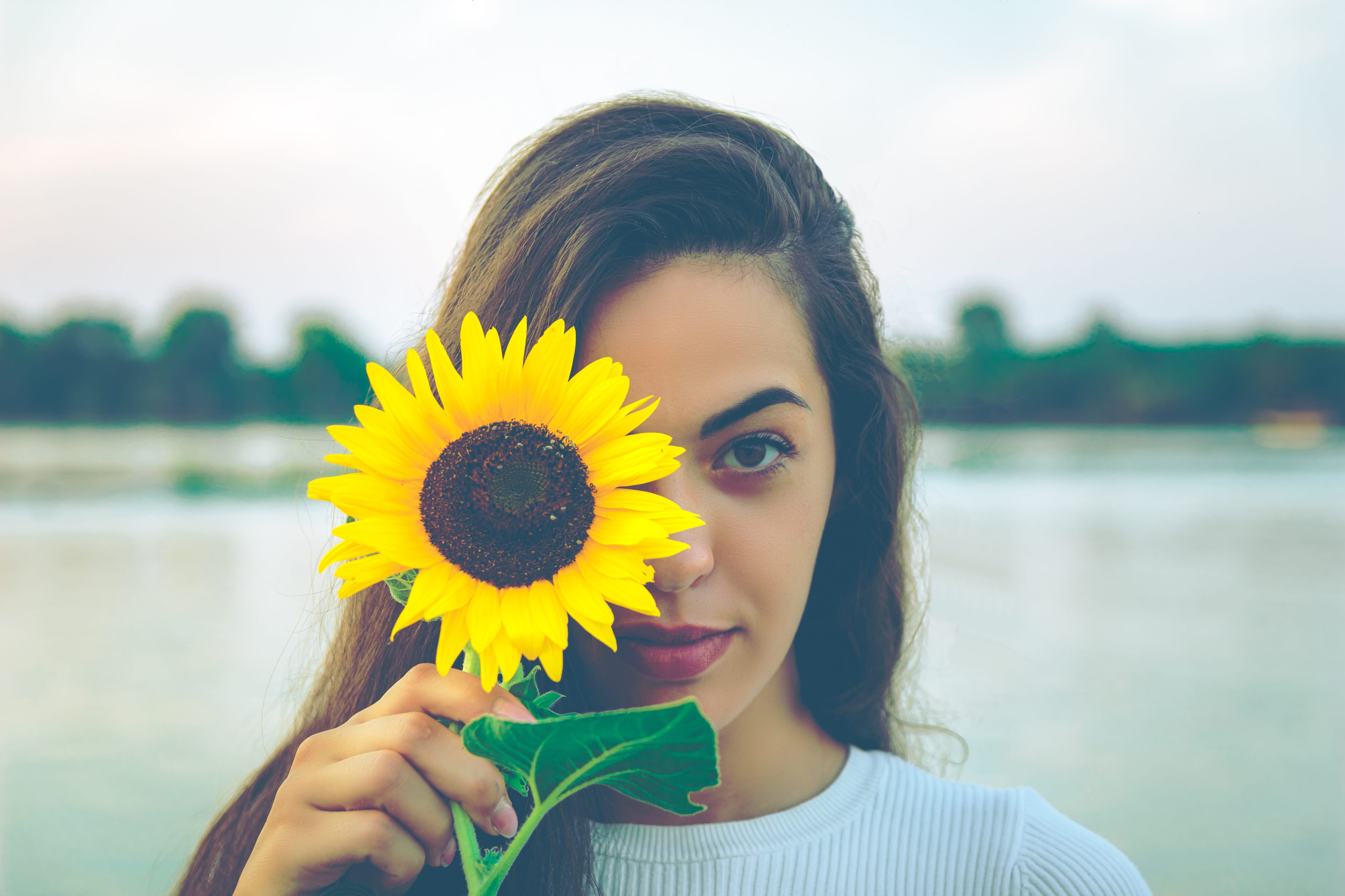 hair, outdoor, water, young women, beautiful woman, indjija, young adult, flowering plant, canon, beauty in nature, nature, fragility, lifestyles, female, HD Wallpaper