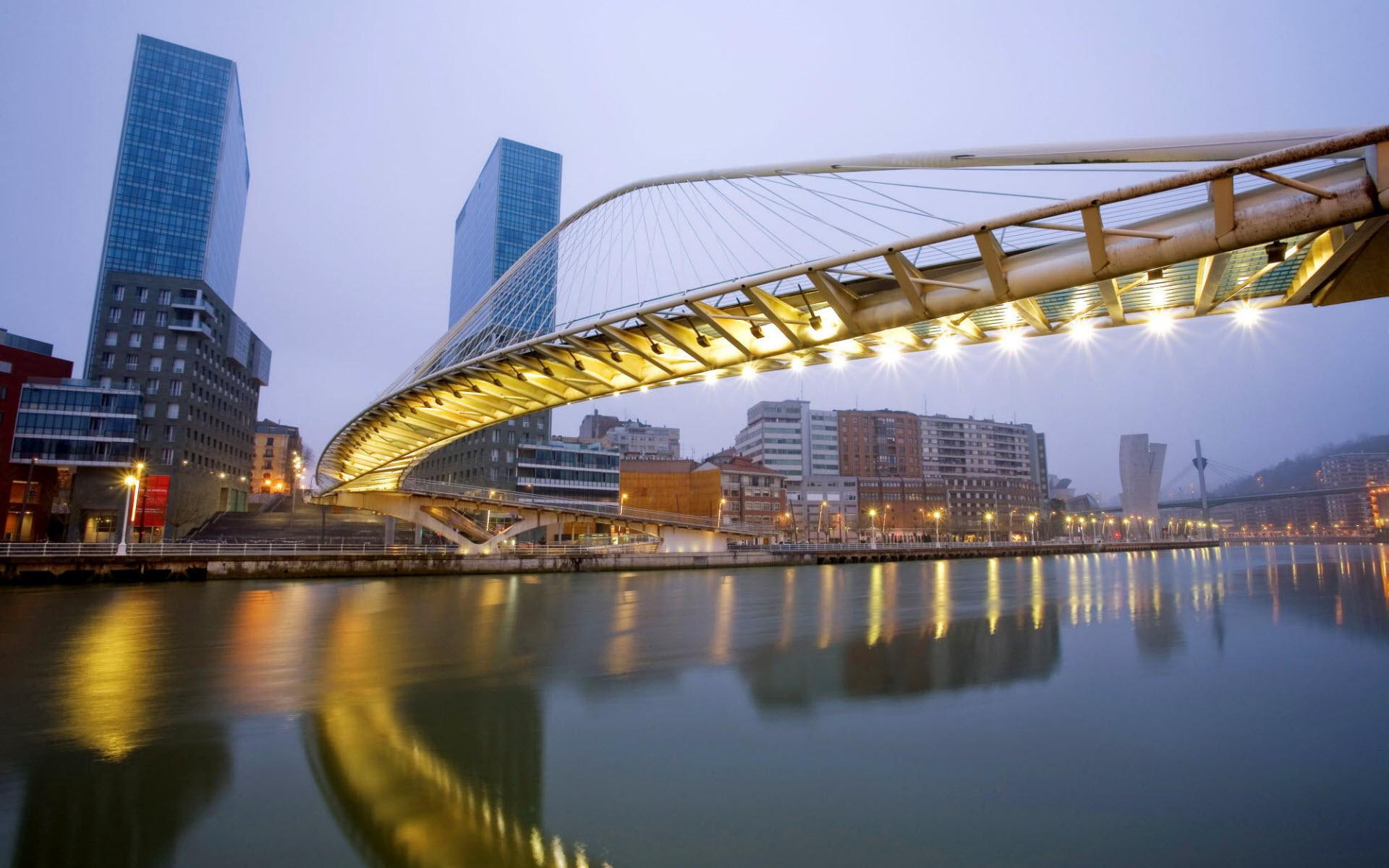 1080P, bridge, travel and world, spain, zubizuri, HD Wallpaper