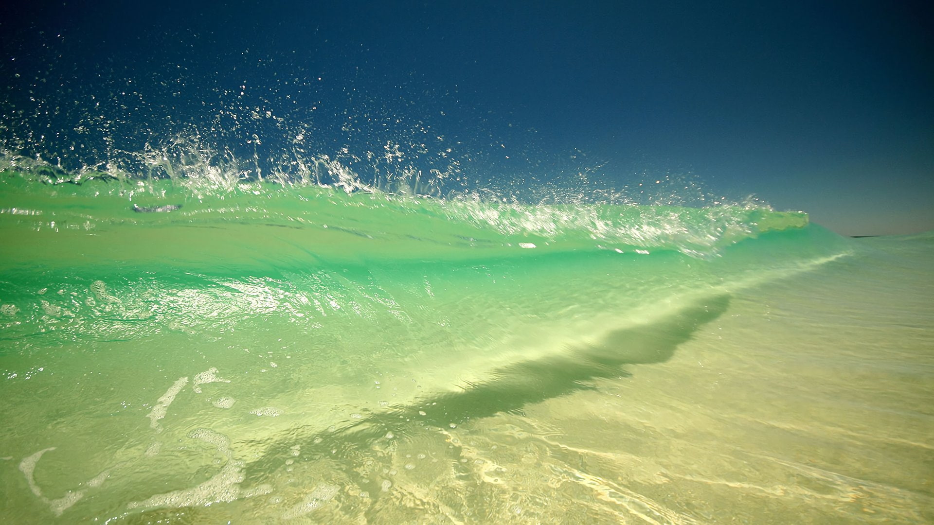 1080P, mar, ola, naturaleza, HD Wallpaper