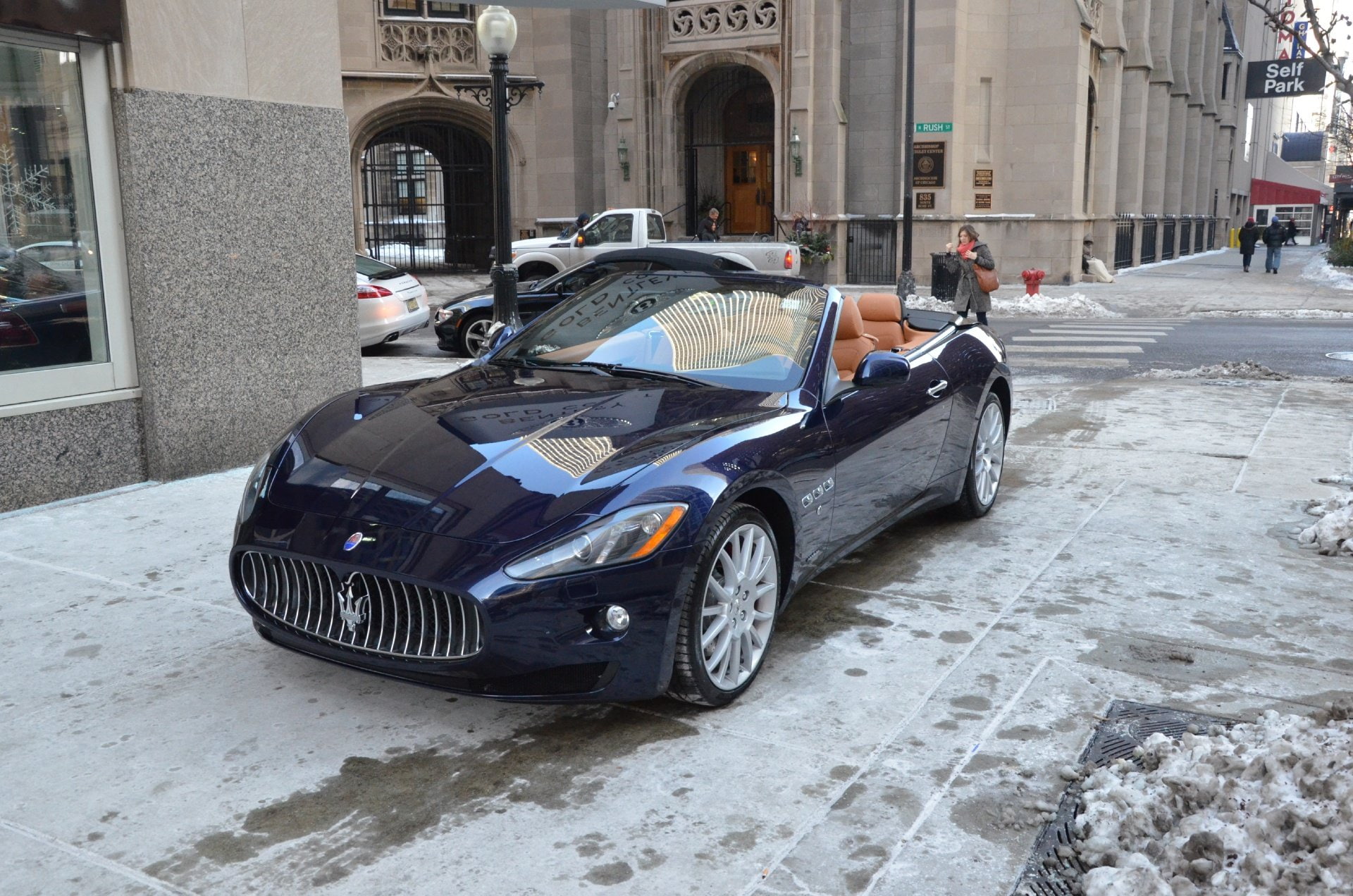 oceano, italian, granturismo, blu, 2014, blue, maserati, exotic, supercar, sportscar, 1080P, convertible, HD Wallpaper