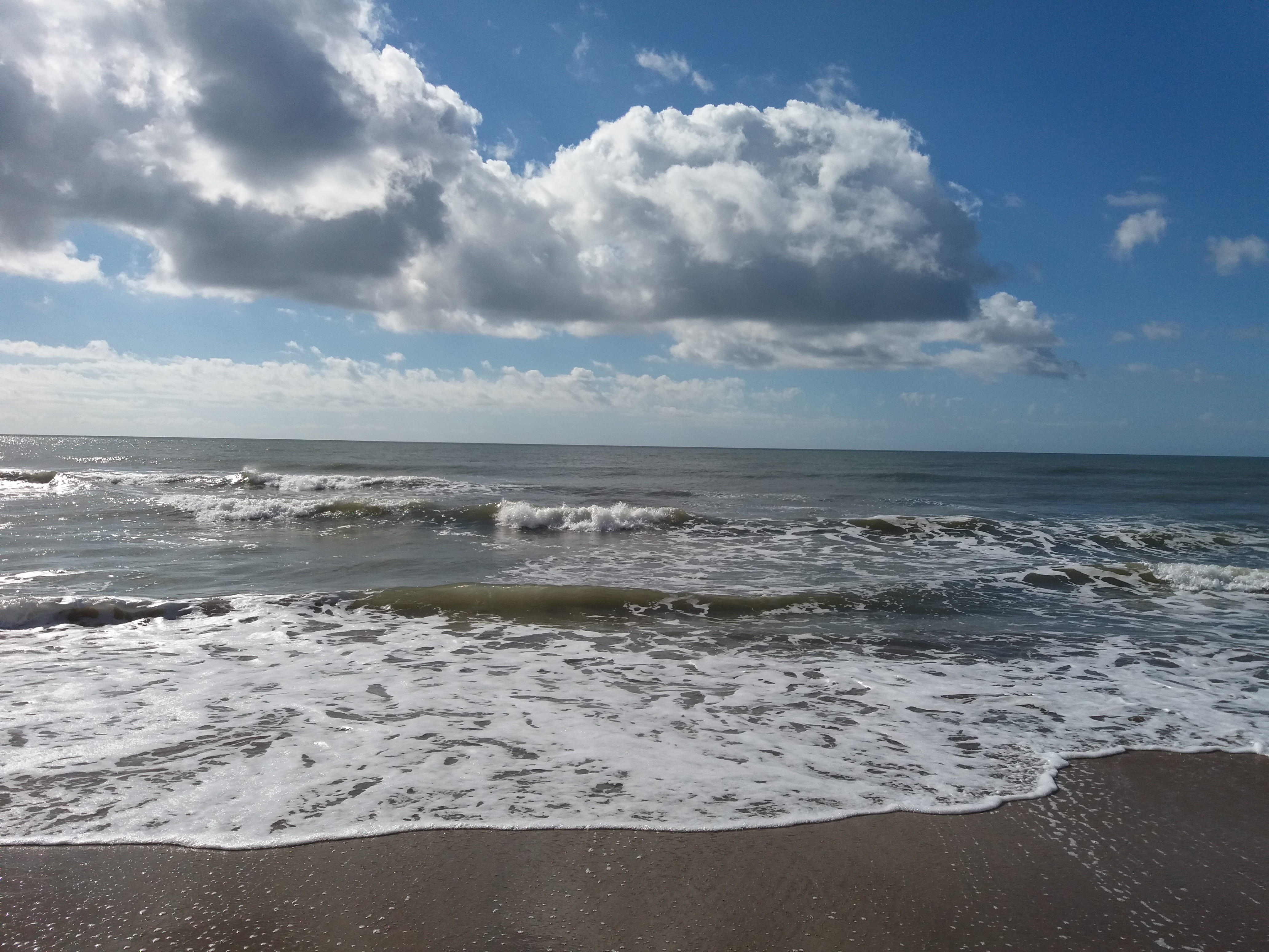 4K, outdoors, wave, nature, horizon over water, waves, horizon, sand, sky, nubes, scenics - nature, land, mar, olas, cloud - sky, argentina, motion, beauty in nature, HD Wallpaper