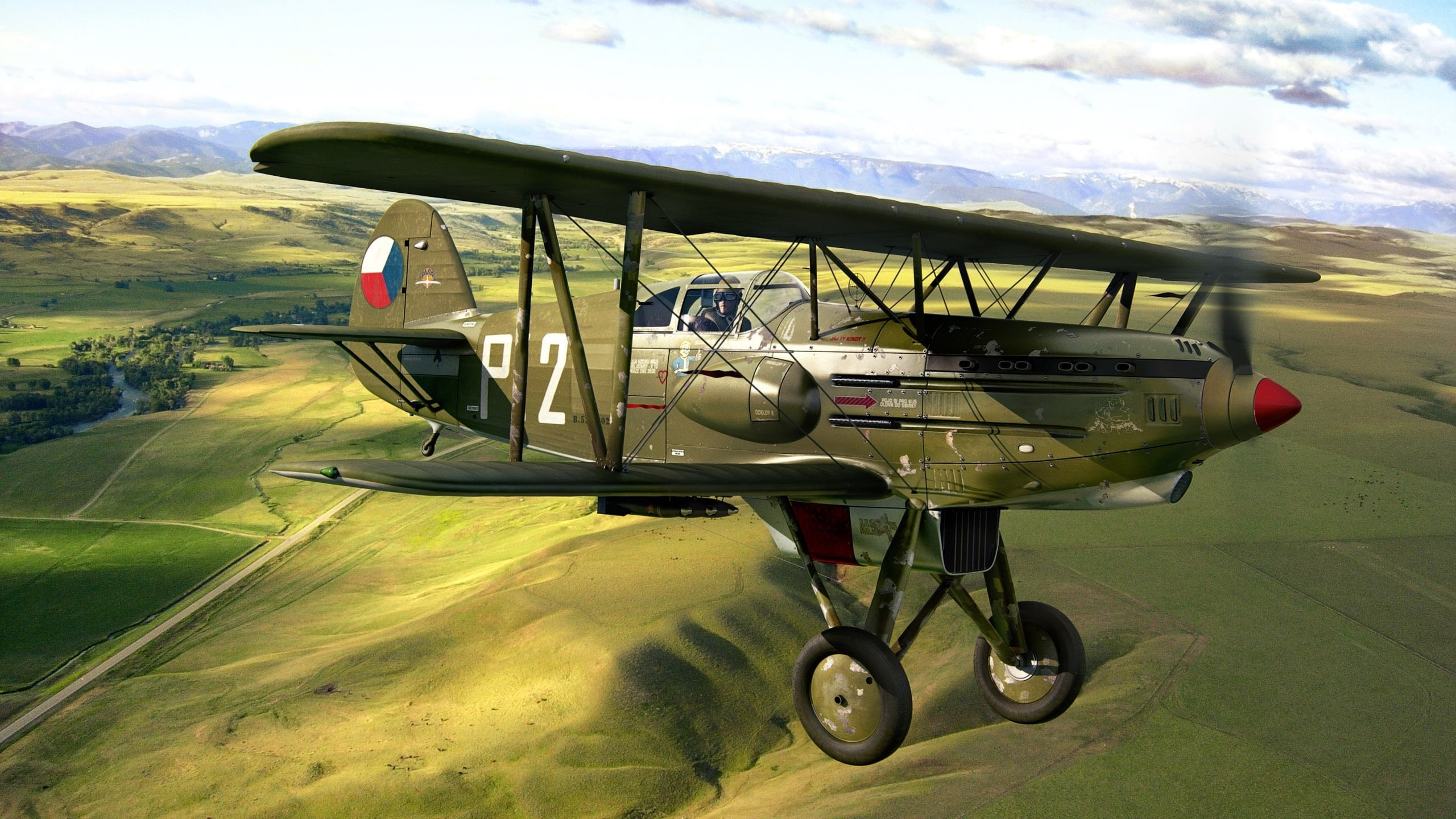 avion, guerra, militar, mundial, 2K, antiguo, HD Wallpaper