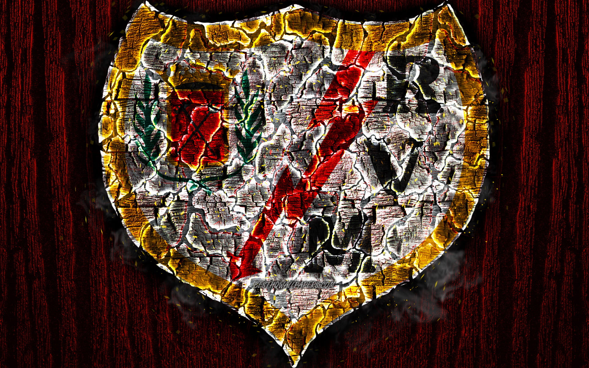 1080P, Logo, Rayo Vallecano, Emblem, Soccer, HD Wallpaper