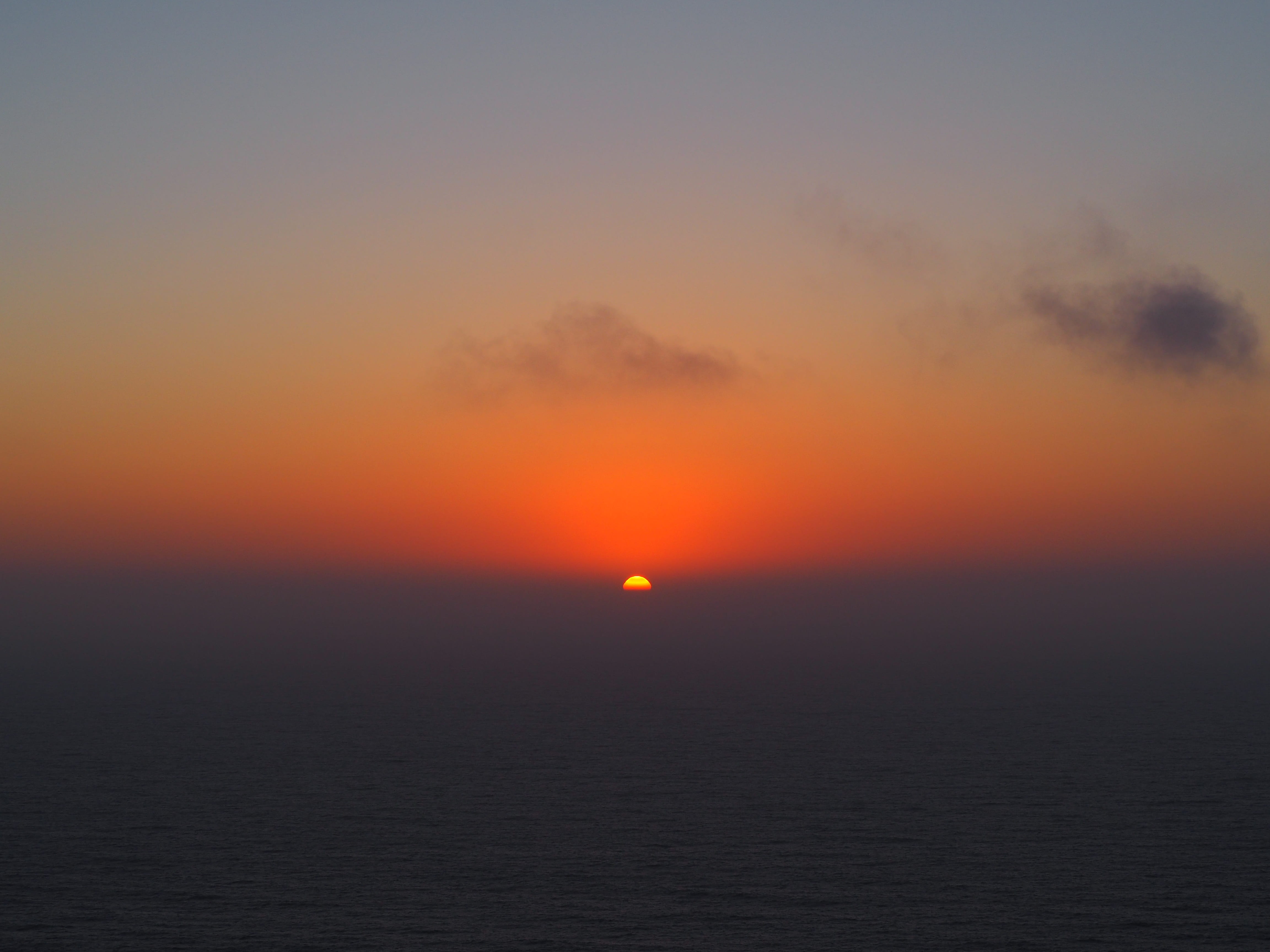 horizon, beauty in nature, scenics - nature, portugal, sunset, cabo da roca, sea, romantic sky, tranquil scene, water, lisbon, idyllic, 4K, tranquility, HD Wallpaper