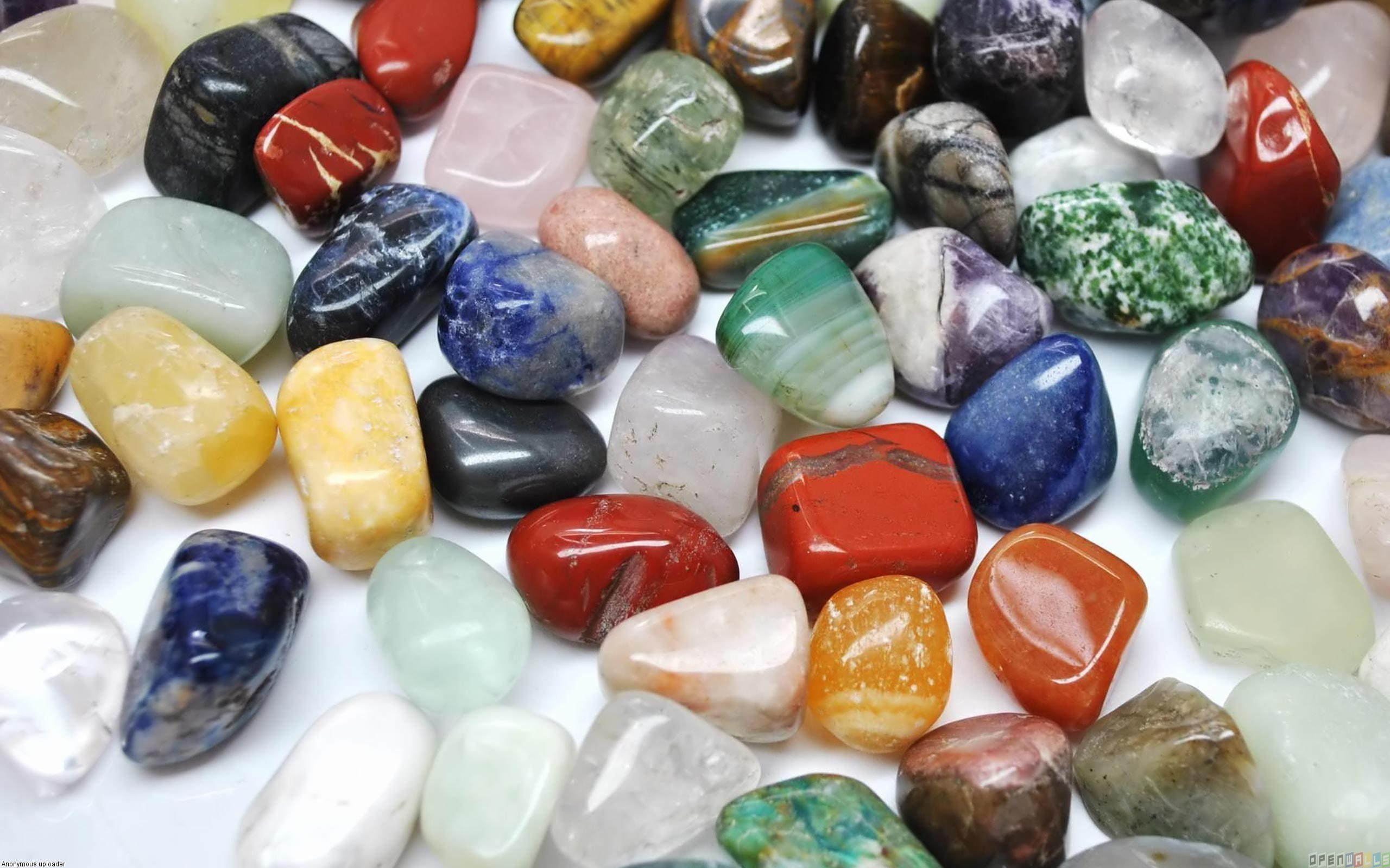 colors, different, river, 2K, hd, pebbles, HD Wallpaper