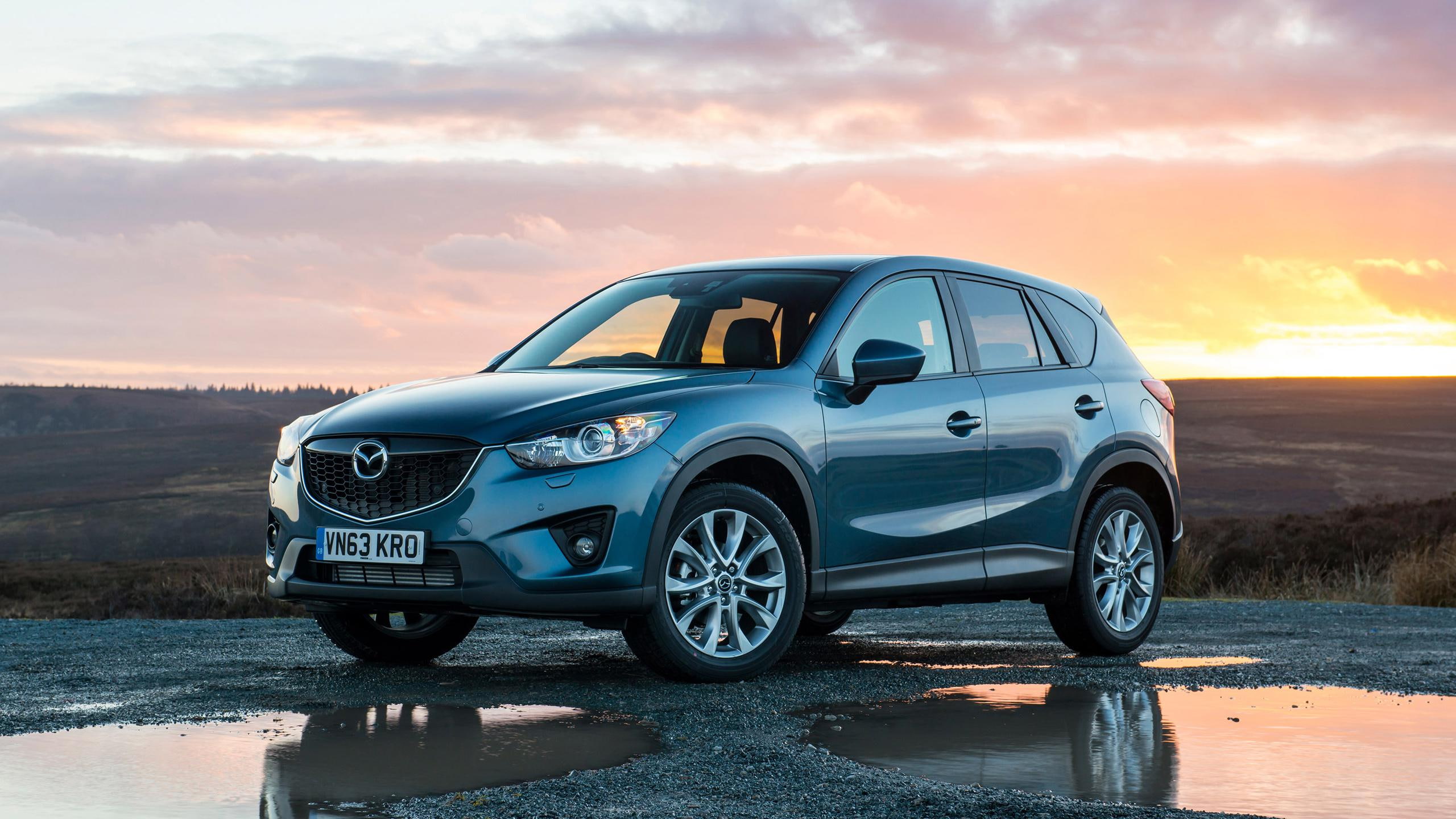 blue, 2014, suv, cx, 2K, mazda, cars, HD Wallpaper
