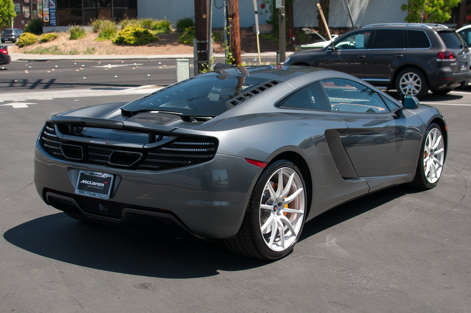 graphite, 12c, color, grey, mclaren, 720P, 1017, mp4, supercar, HD Wallpaper