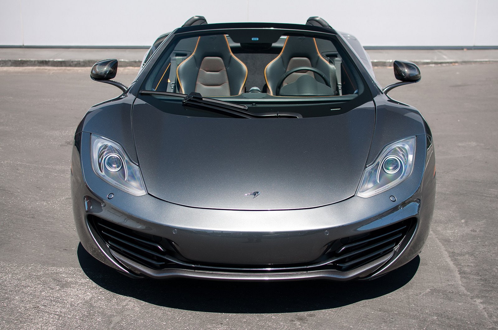 mp4, mclaren, 12c, spider, supercar, color, graphite, 720P, grey, HD Wallpaper