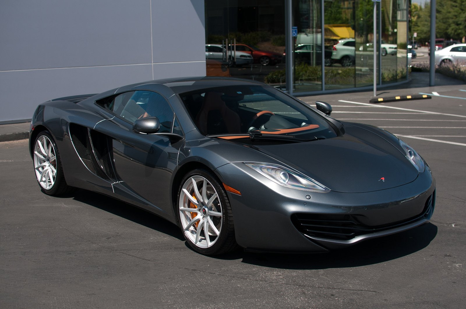 graphite, mp4, grey, color, 1017, supercar, mclaren, 720P, 12c, HD Wallpaper