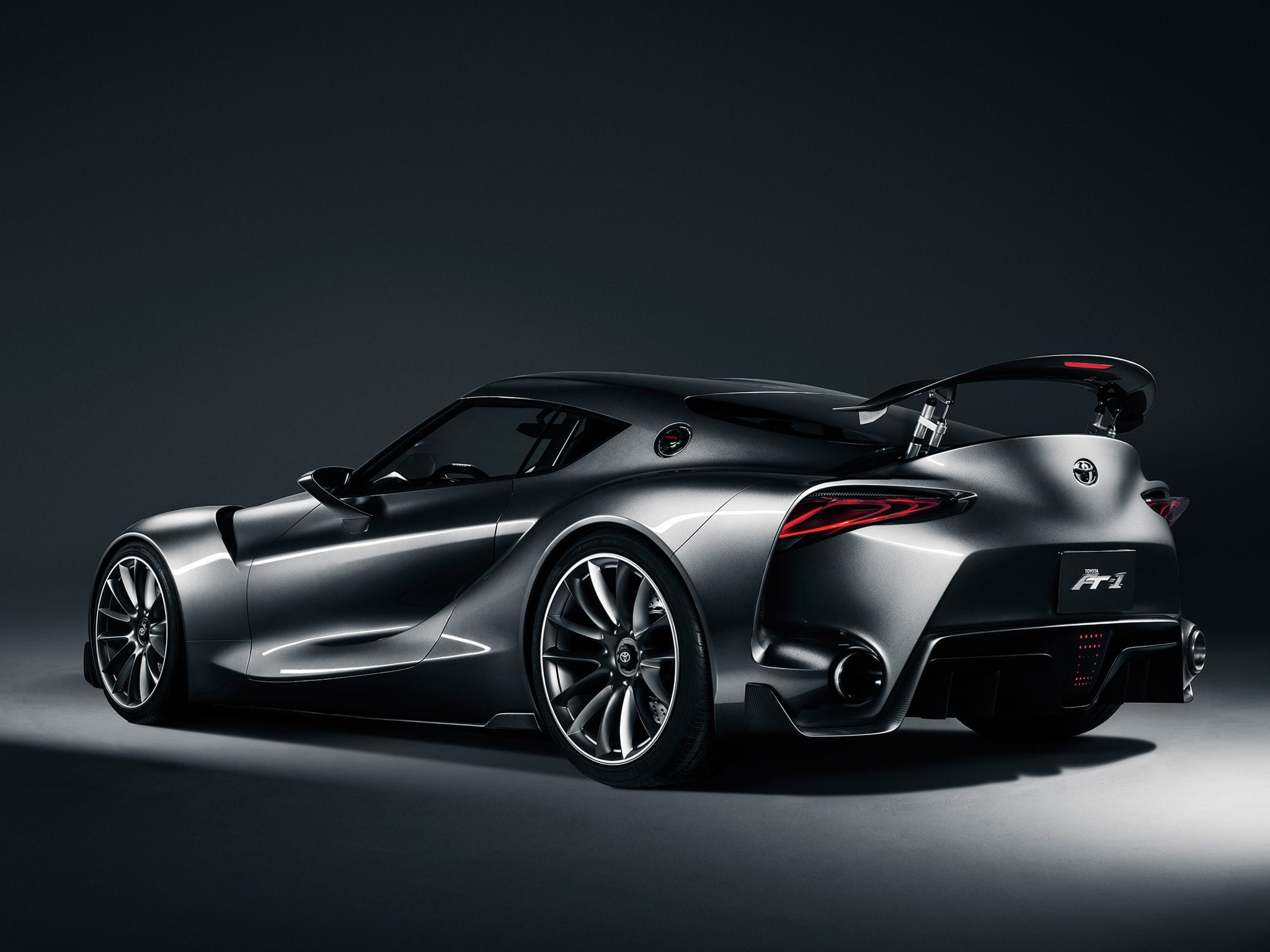 2014, concept, supercar, ft1, graphite, toyota, 1080P, HD Wallpaper