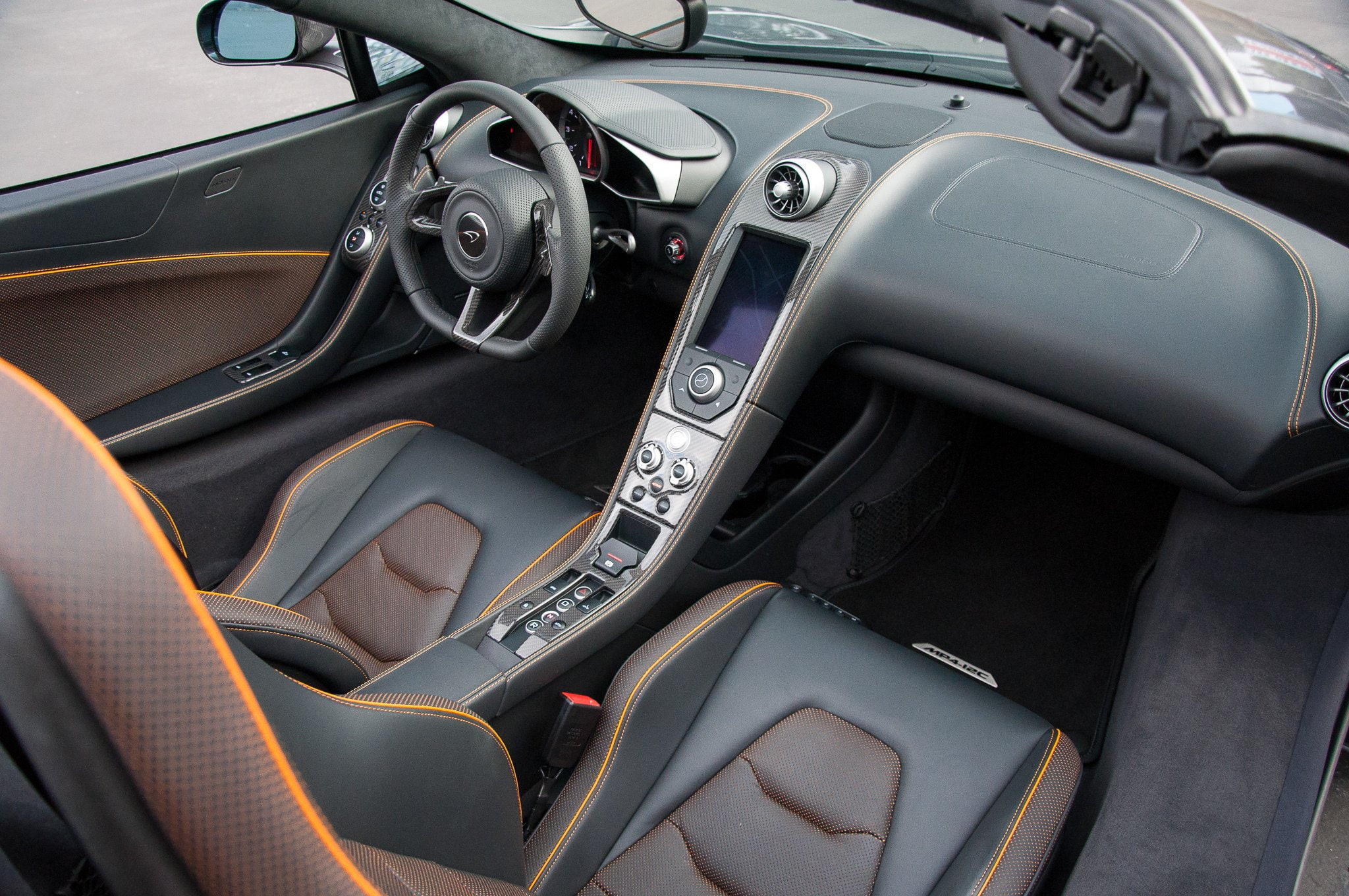 spider, graphite, color, mclaren, mp4, 1080P, supercar, 12c, grey, HD Wallpaper
