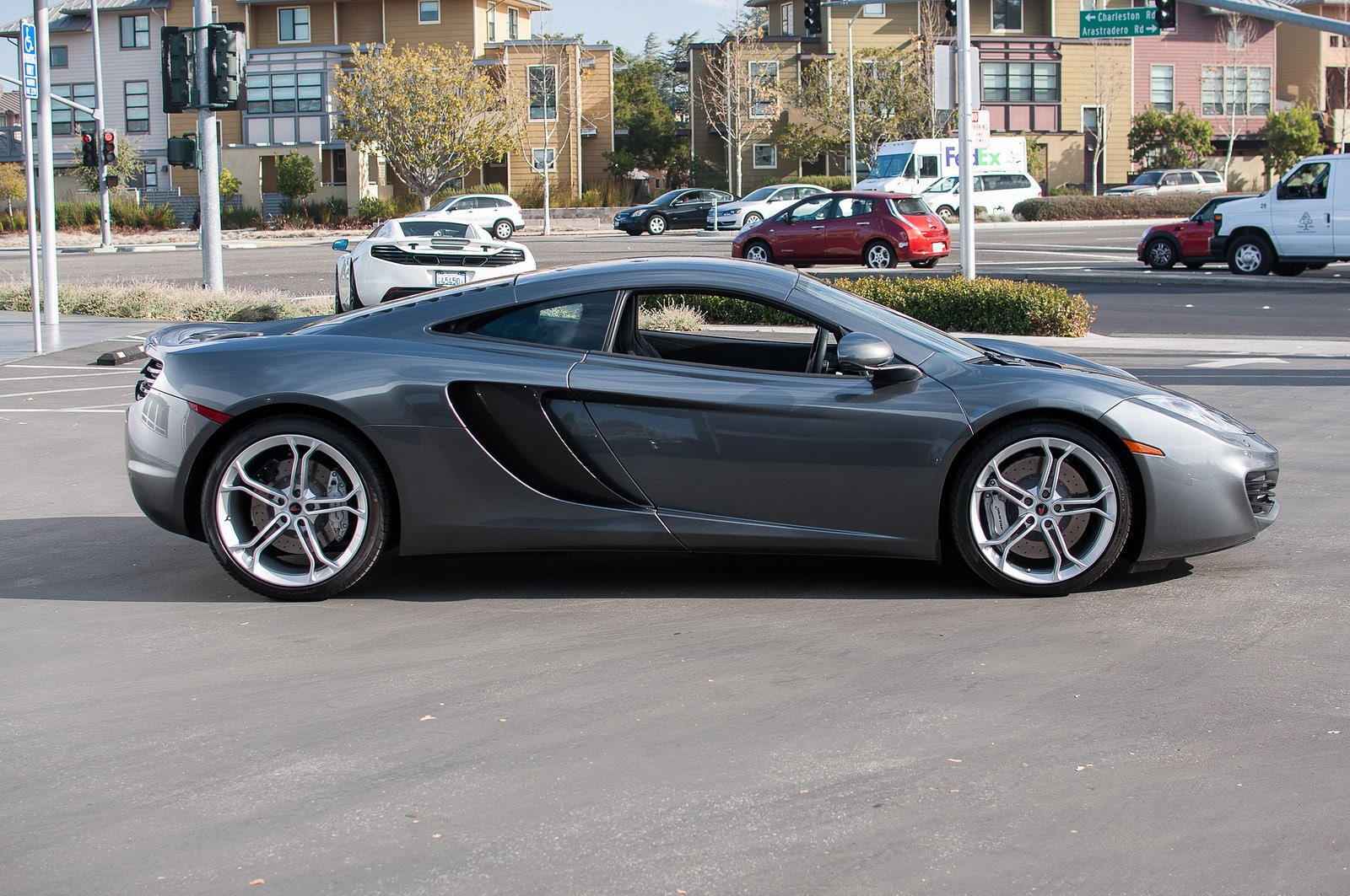 mp4, color, grey, 720P, 282, mclaren, 12c, supercar, graphite, HD Wallpaper