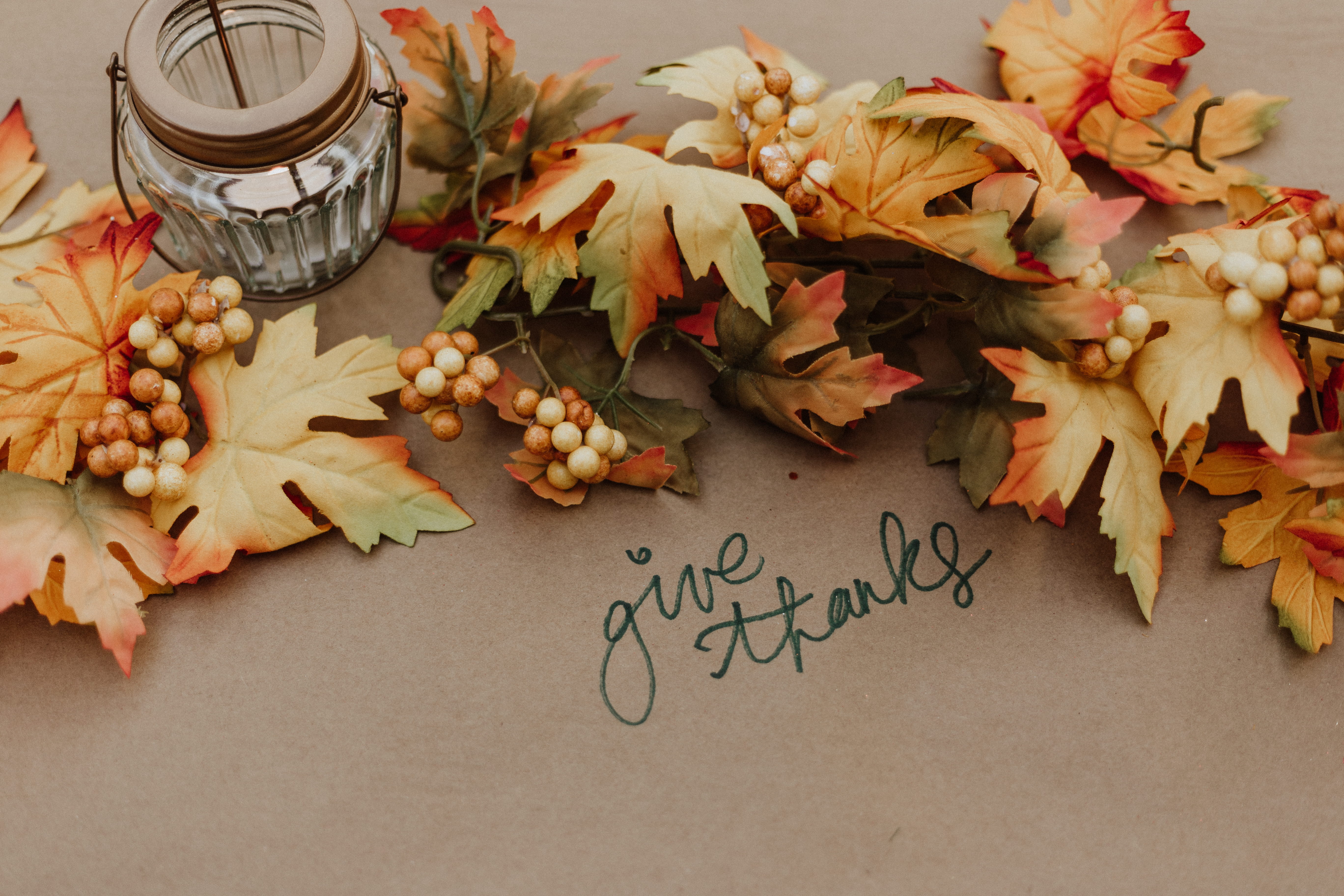 thankful, candle, grateful, celebration, old-fashioned, backgrounds, dry, quote, no People, fall, frame, give thank, nature, leaf, greeting Card, thanksgiving, HD Wallpaper