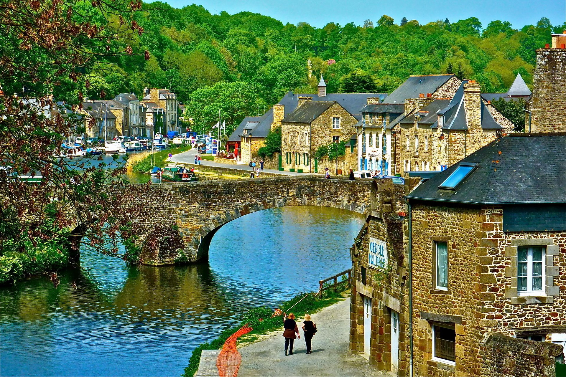 Port De Dinan, 1080P, Saint Malo, France, Photography, Place, HD Wallpaper