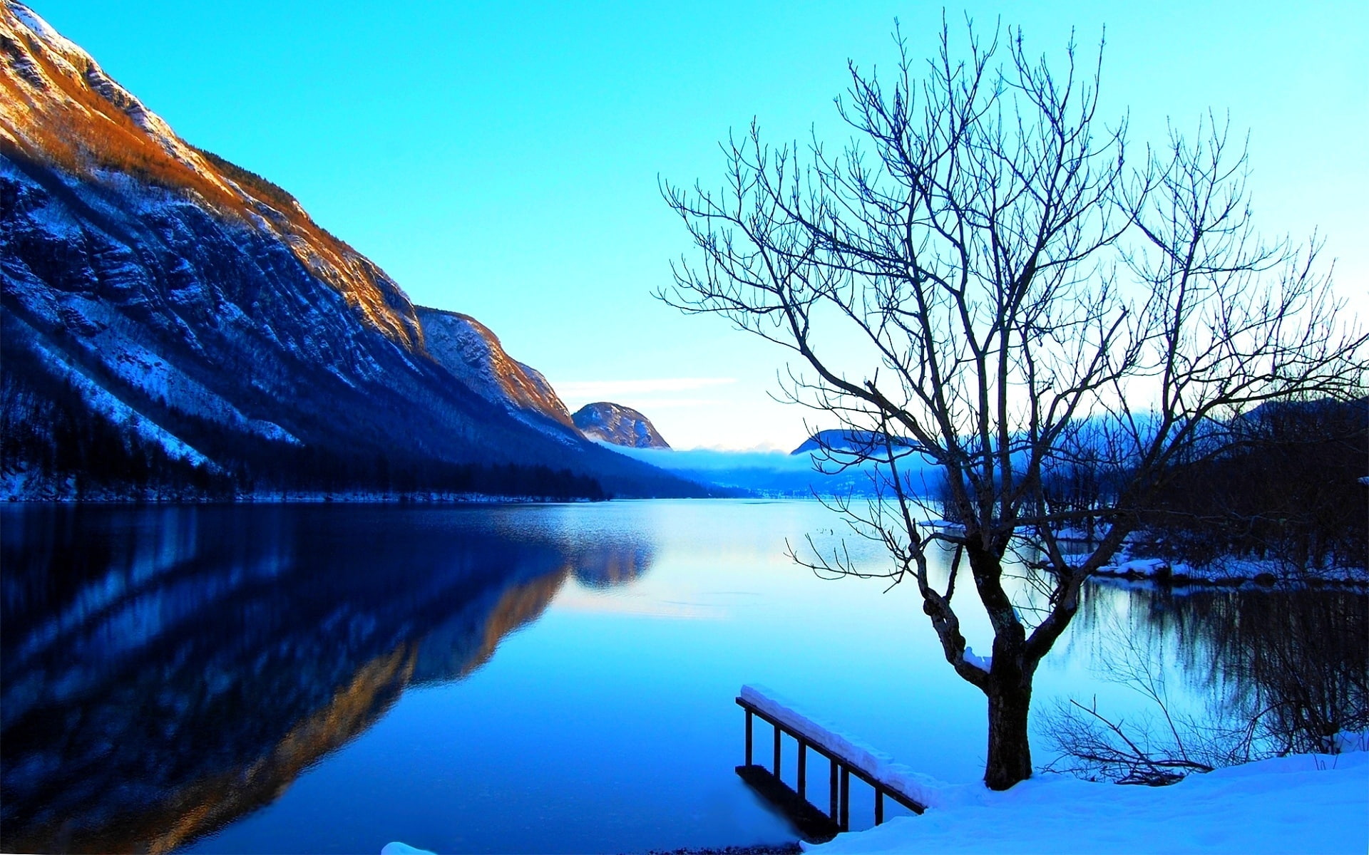 1080P, Blue, Lake, Pure, HD Wallpaper