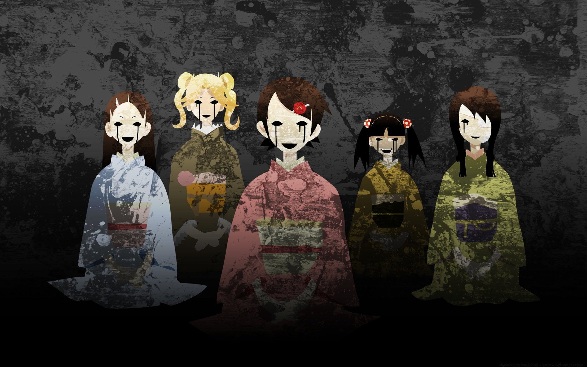 Chiri Kitsu, Zetsubou-Sensei, Abiru Kobushi, Sayonara, Kaere Kimura, Kafuka Fuura, 1080P, Meru Otonashi, Anime, HD Wallpaper