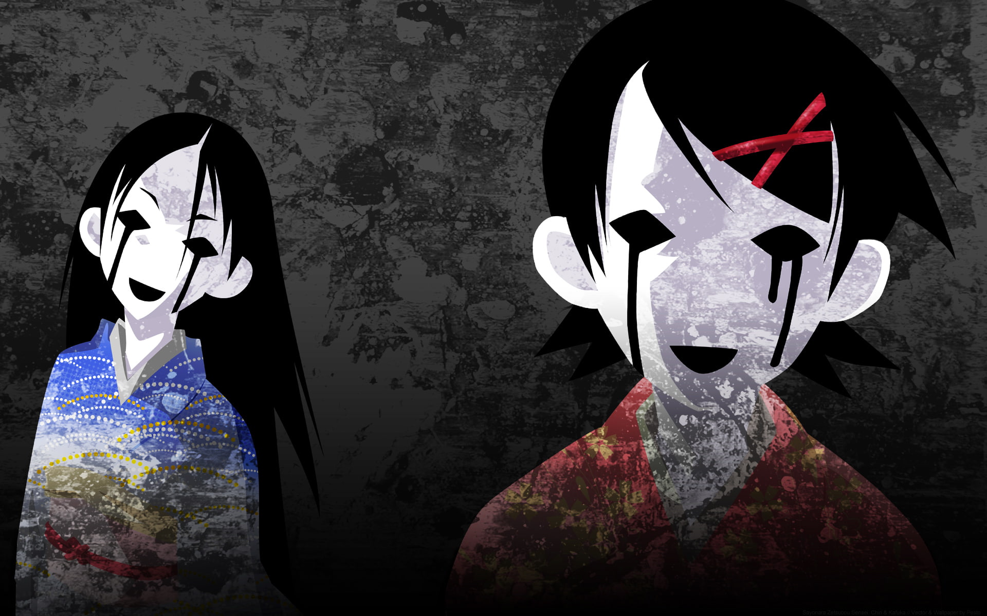 Anime, Zetsubou-Sensei, 1080P, Sayonara, Kafuka Fuura, Chiri Kitsu, HD Wallpaper