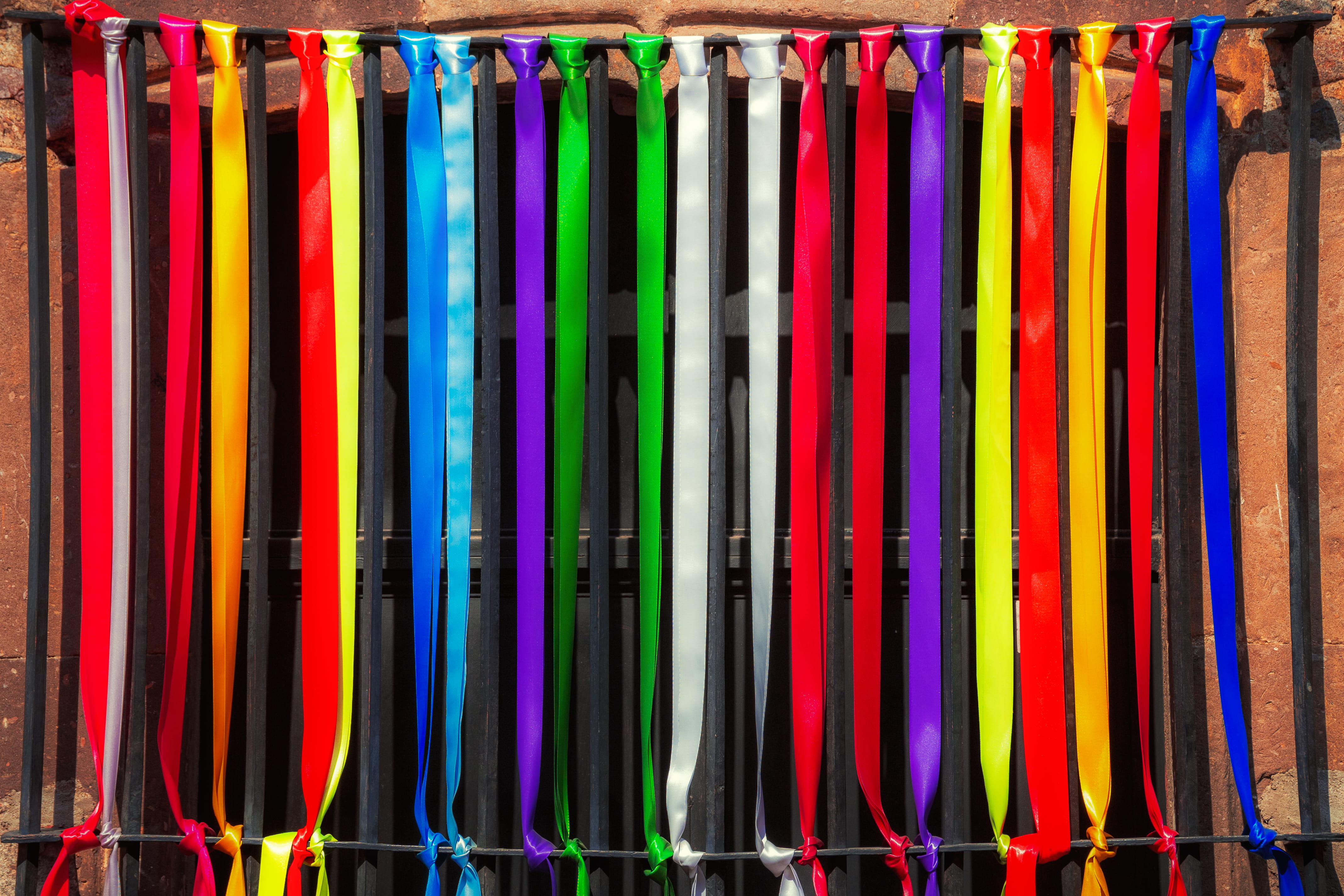 mexico, backgrounds, multi colored, happy, street, ribbons, variation, choice, cdolorful, indoors, collection, no people, lines, decoration, large group of objects, HD Wallpaper