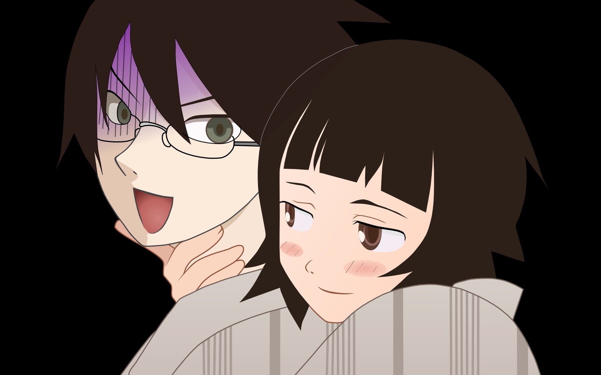 Anime, 1080P, Sayonara, Nozomu Itoshiki, Zetsubou-Sensei, Matoi Tsunetsuki, HD Wallpaper