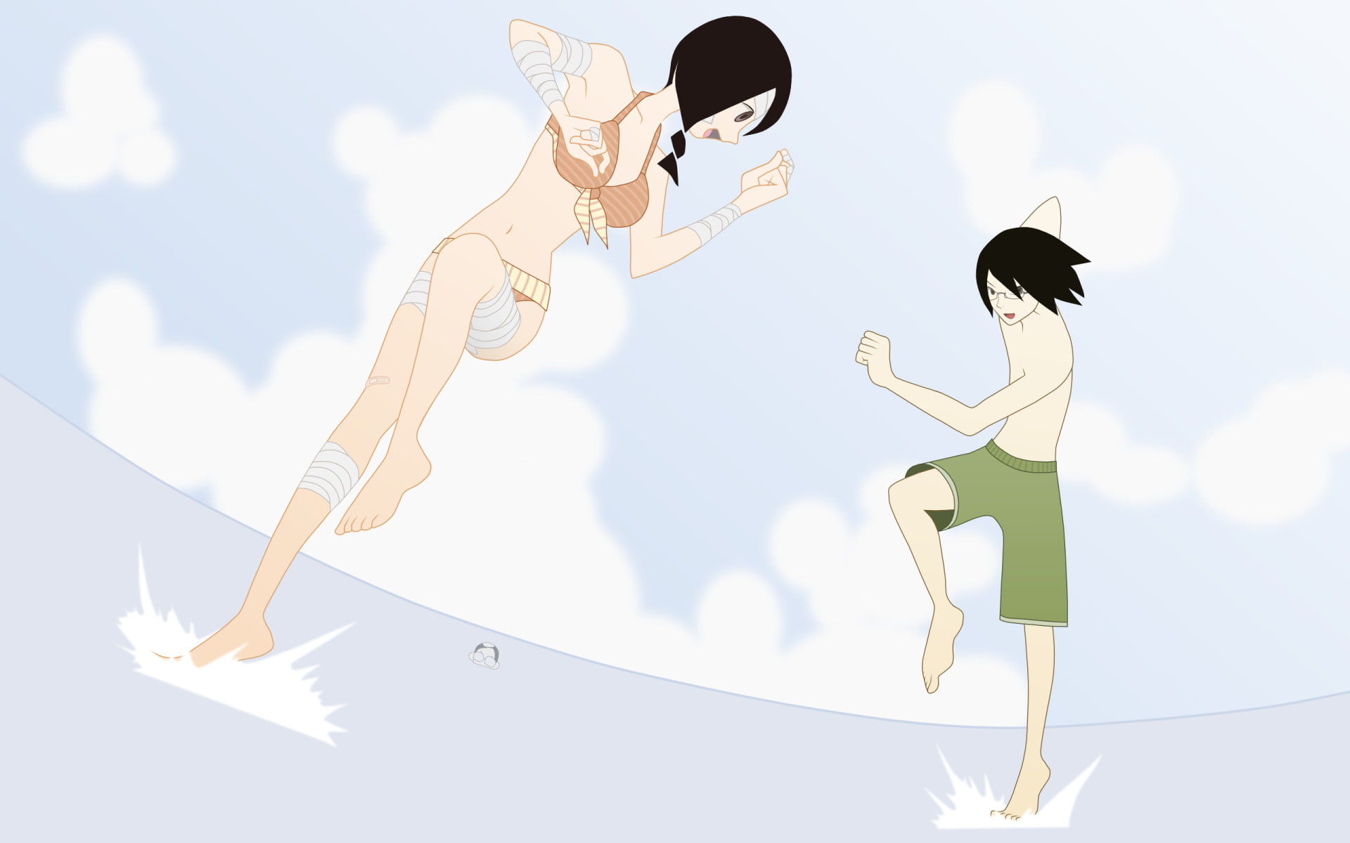 Zetsubou-Sensei, Anime, Abiru Kobushi, 1080P, Kagerou Usui, Nozomu Itoshiki, Sayonara, HD Wallpaper