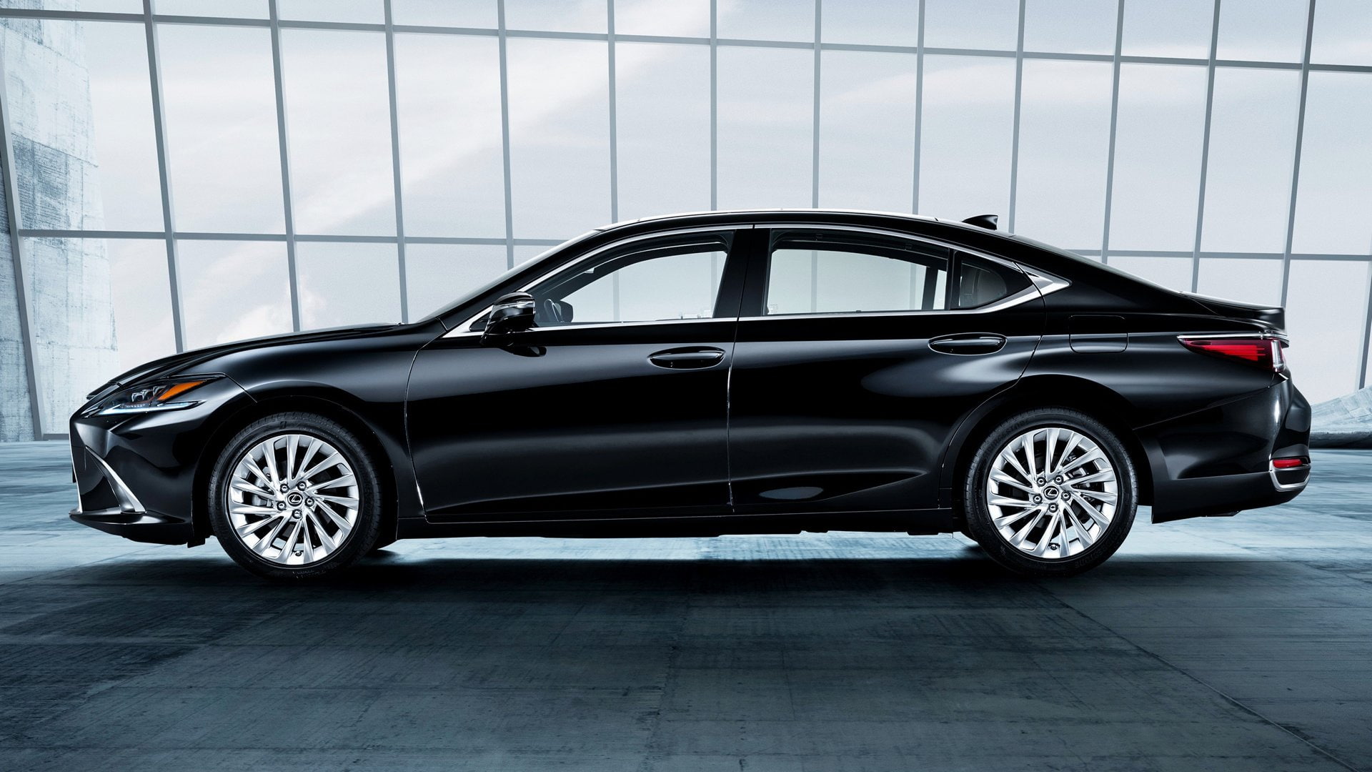 Sedan, Lexus ES, Car, 1080P, Black Car, Compact Car, Luxury Car, Lexus ES 250, Lexus, HD Wallpaper