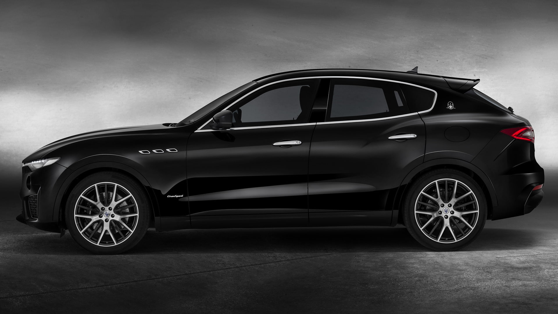 Black Car, SUV, Maserati, Luxury Car, Mid-Size Car, 1080P, Crossover Car, Car, Maserati Levante GranSport, HD Wallpaper