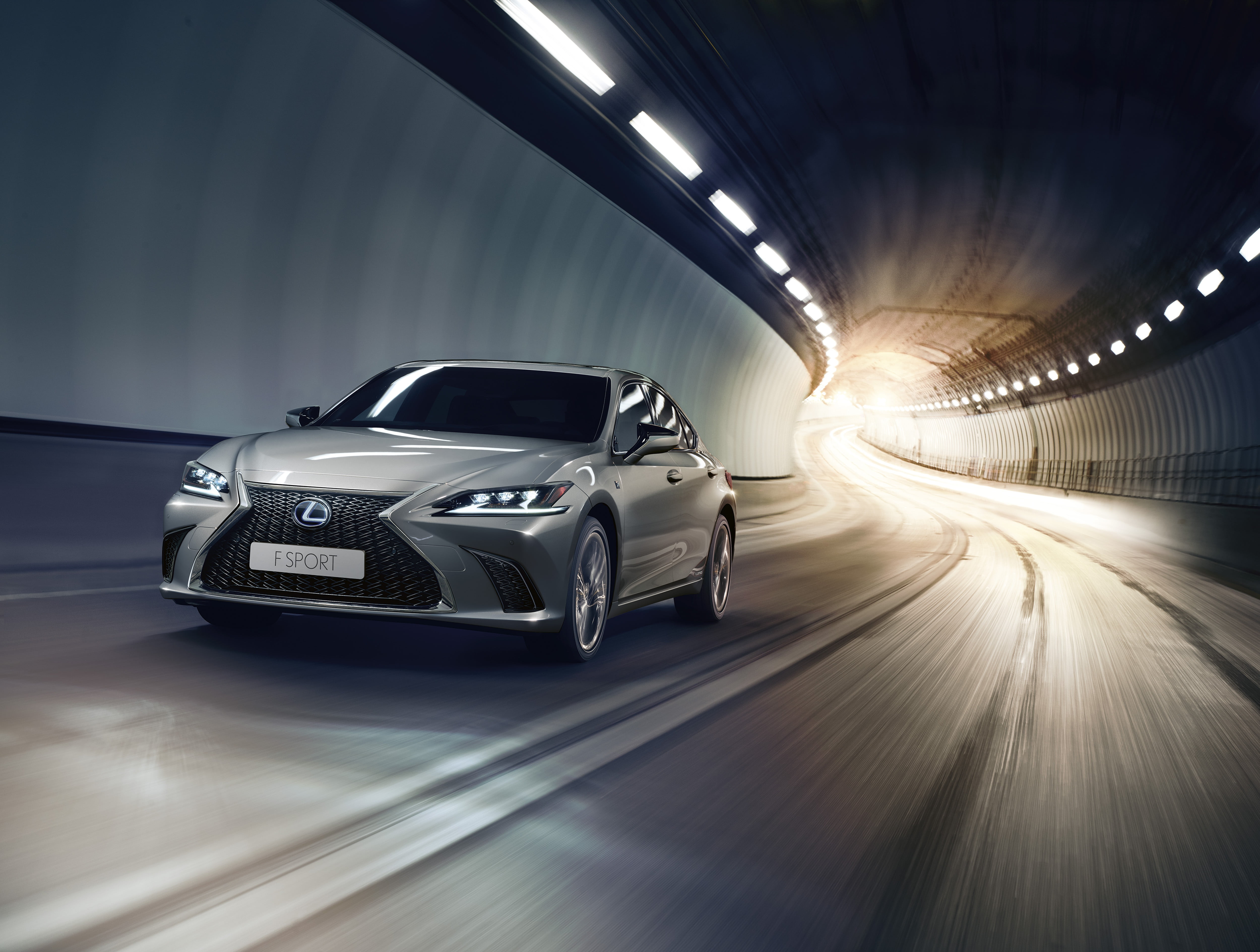 Lexus, Silver Car, Vehicle, Luxury Car, Car, 4K, Lexus ES 300H, Tunnel, HD Wallpaper