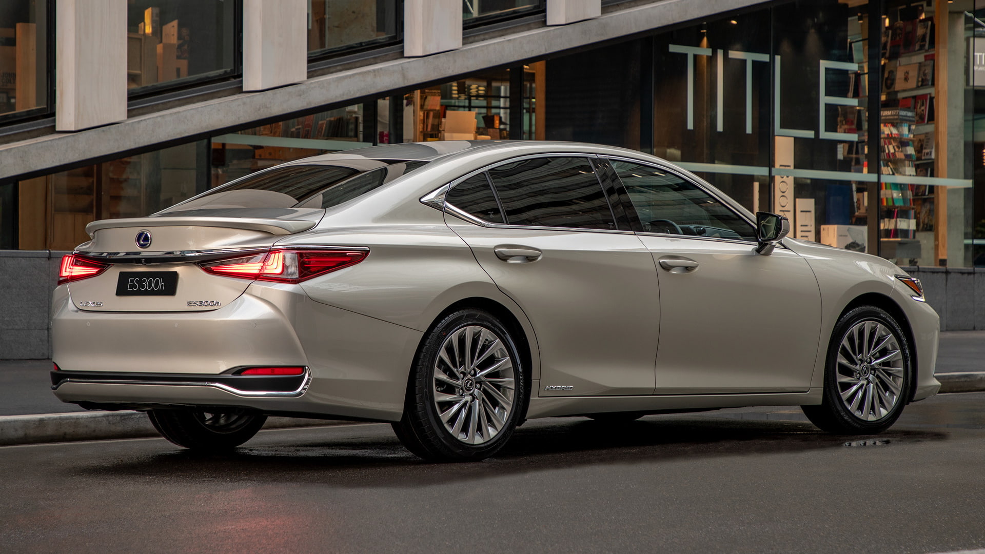 Beige Car, Car, Luxury Car, Hybrid Car, Lexus, Lexus ES 300H, Sedan, 1080P, HD Wallpaper