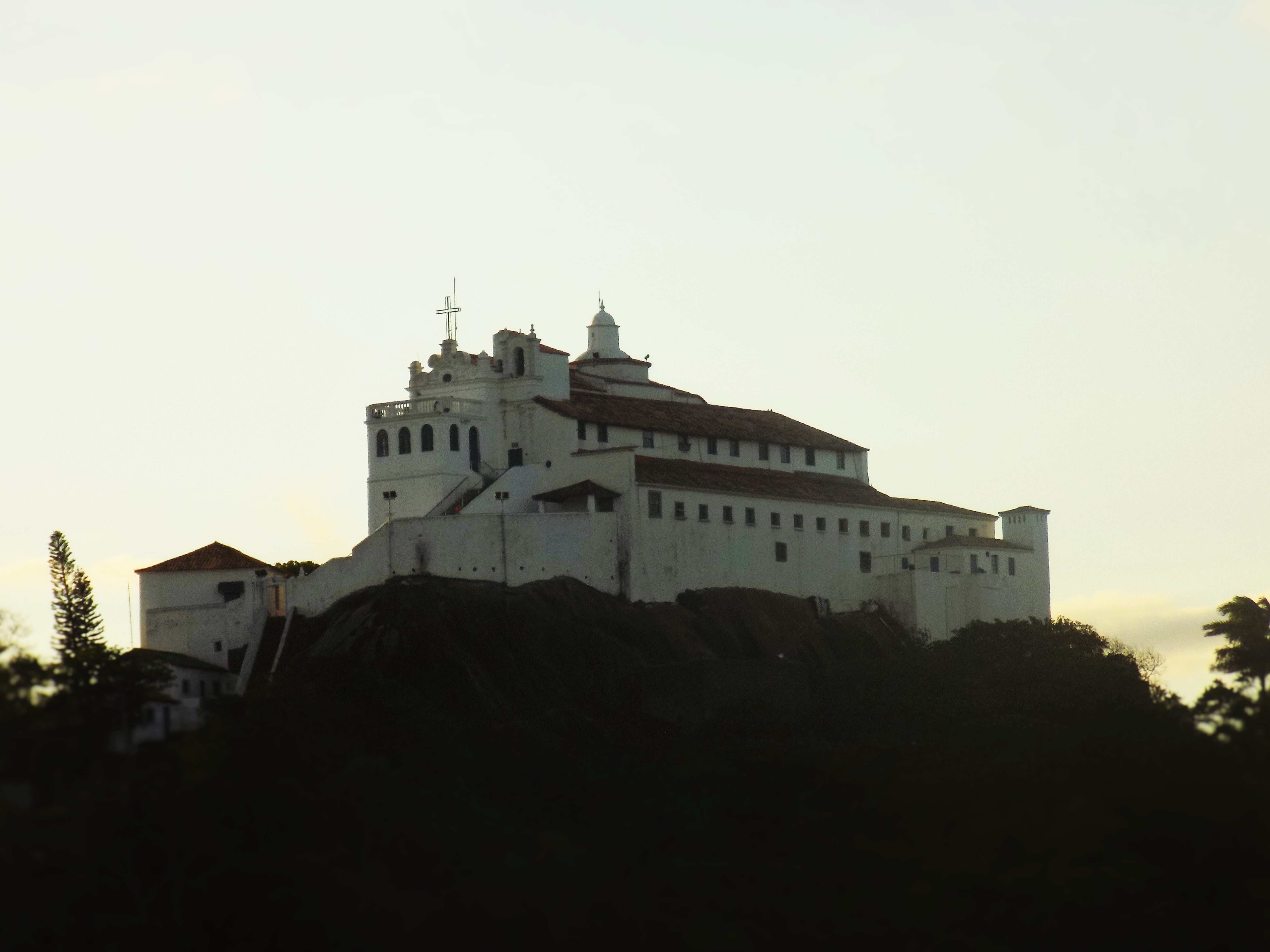 landscapes, famous Place, sunset, the past, convent, mountain, building exterior, ceu, travel destinations, sky, tourism, building, city, architecture, HD Wallpaper