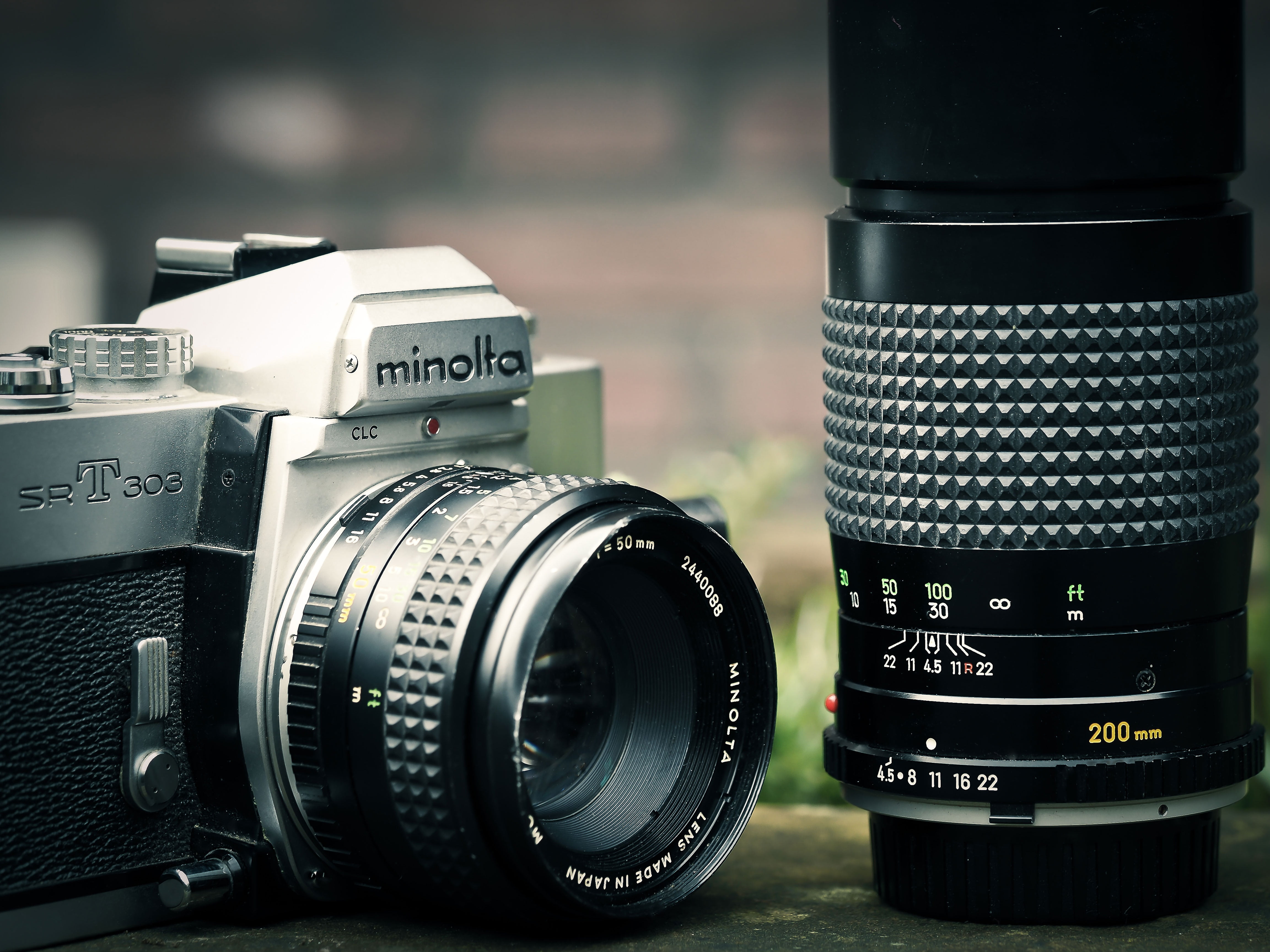 old camera, nostalgia, technology, zoom lens, camera - Photographic Equipment, no people, selective focus, arts culture and entertainment, camera, text, HD Wallpaper