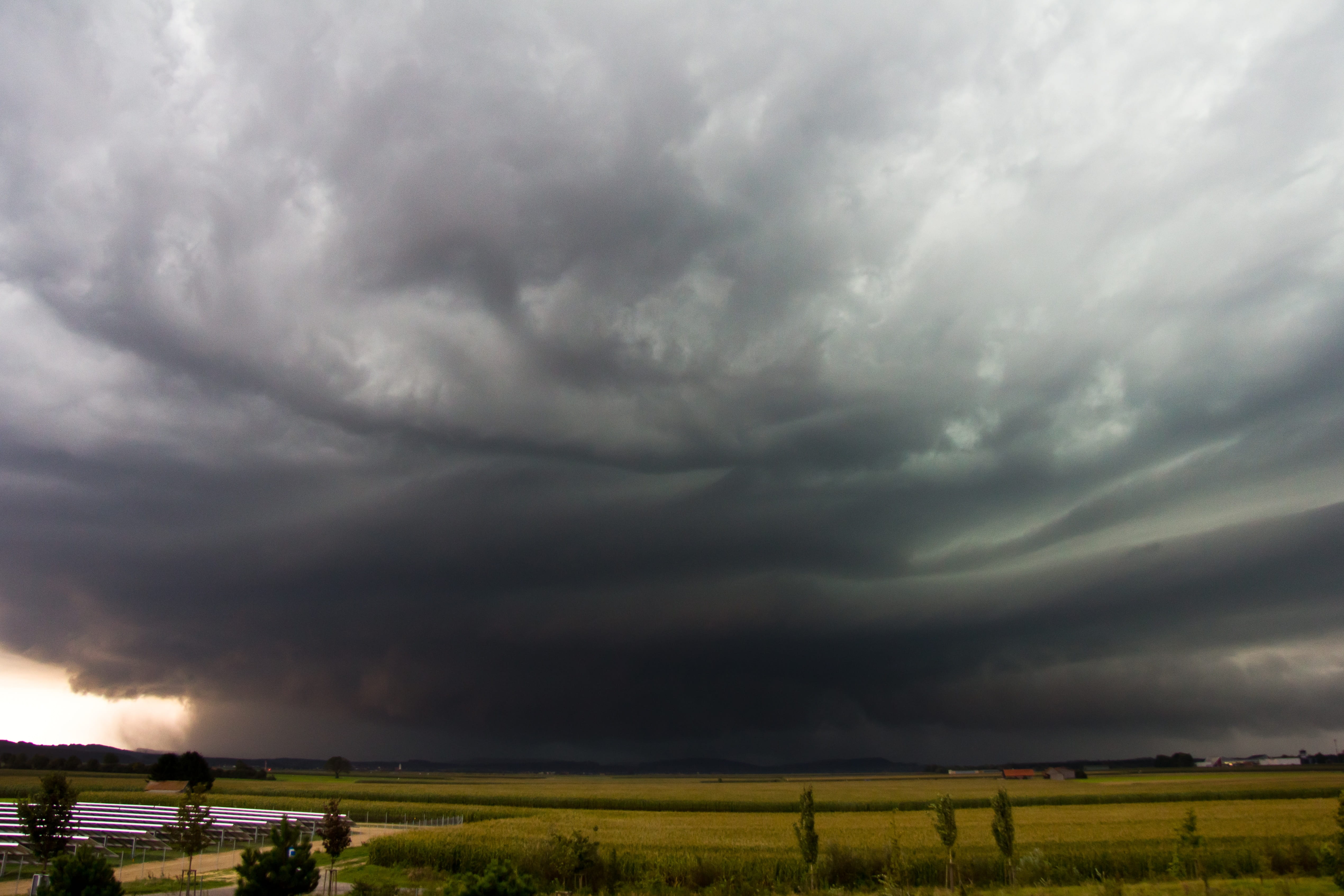 cumulonimbus, land, field, imposing, hp-super cell, power in nature, weather, environment, sky, beauty in nature, scenics - nature, overcast, gust front, HD Wallpaper