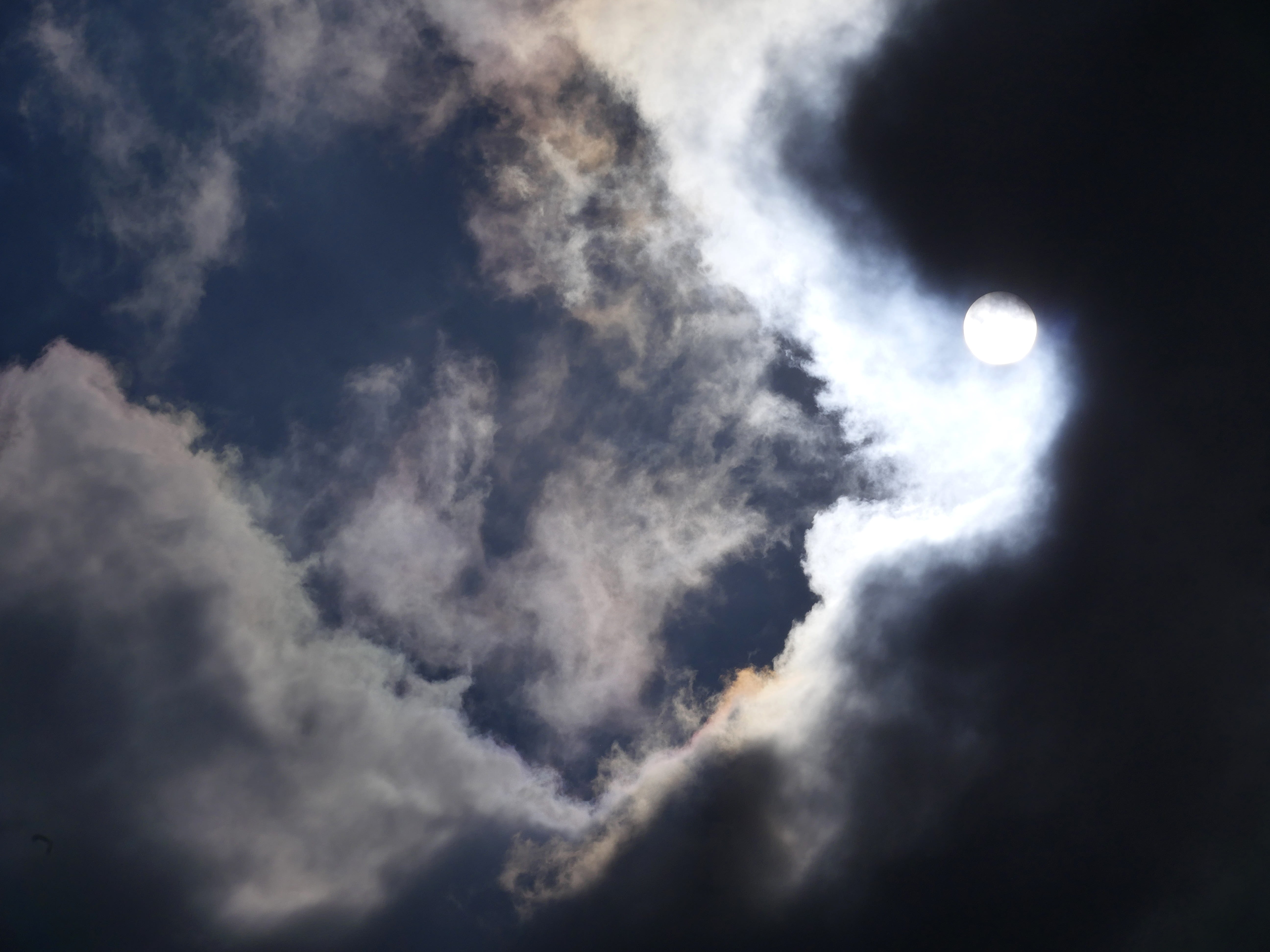 weather, beauty in nature, nature, space, sky only, outdoors, dramatic sky, storm clouds, moon, Forward, majestic, meteorology, Clouds, Thunderstorm, sun, HD Wallpaper