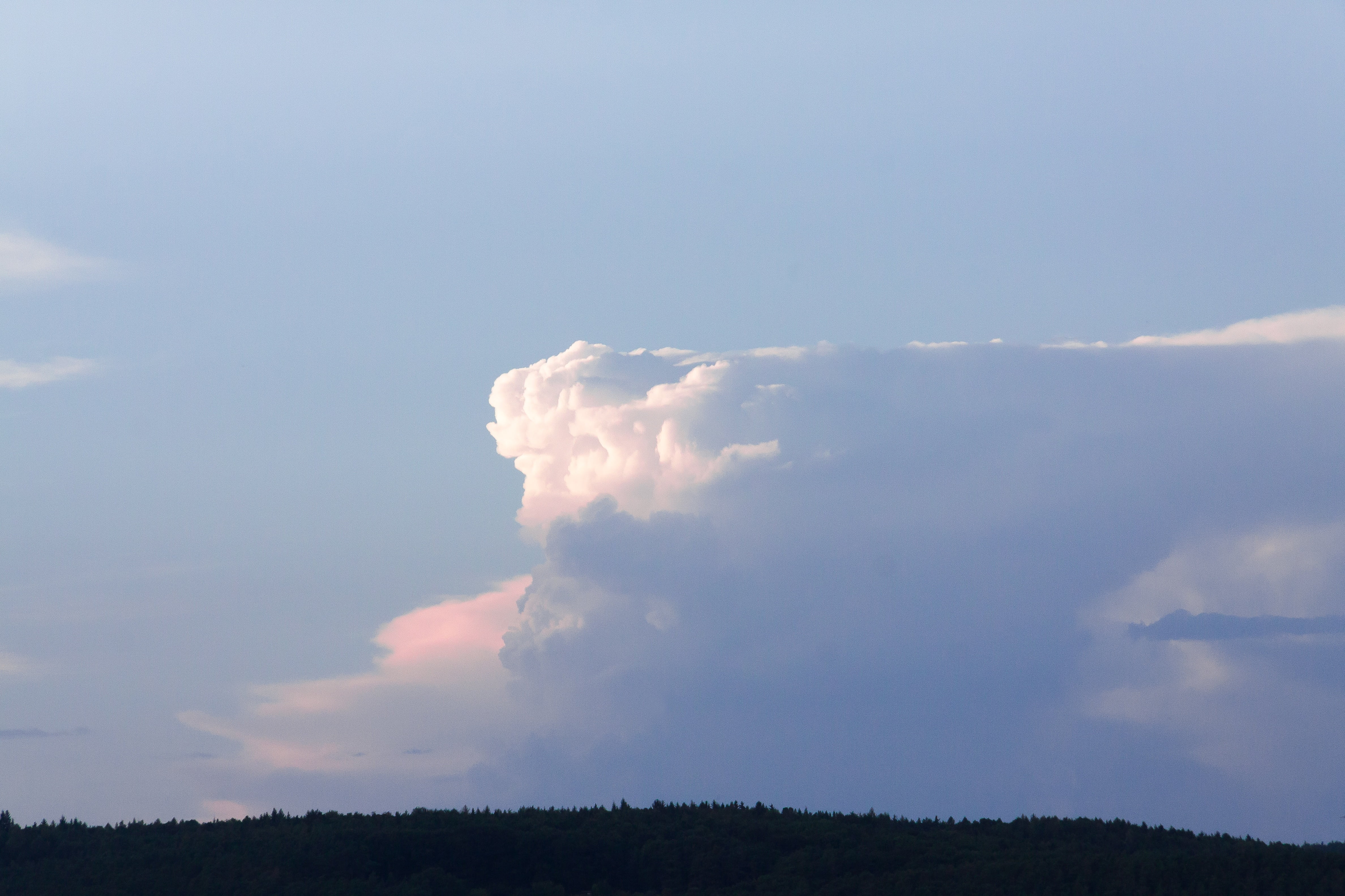 environment, day, copy space, cloud - sky, no people, nature, tranquility, landscape, softness, red, pink, scenics - nature, cloud, sky, meteorology, tranquil scene, HD Wallpaper